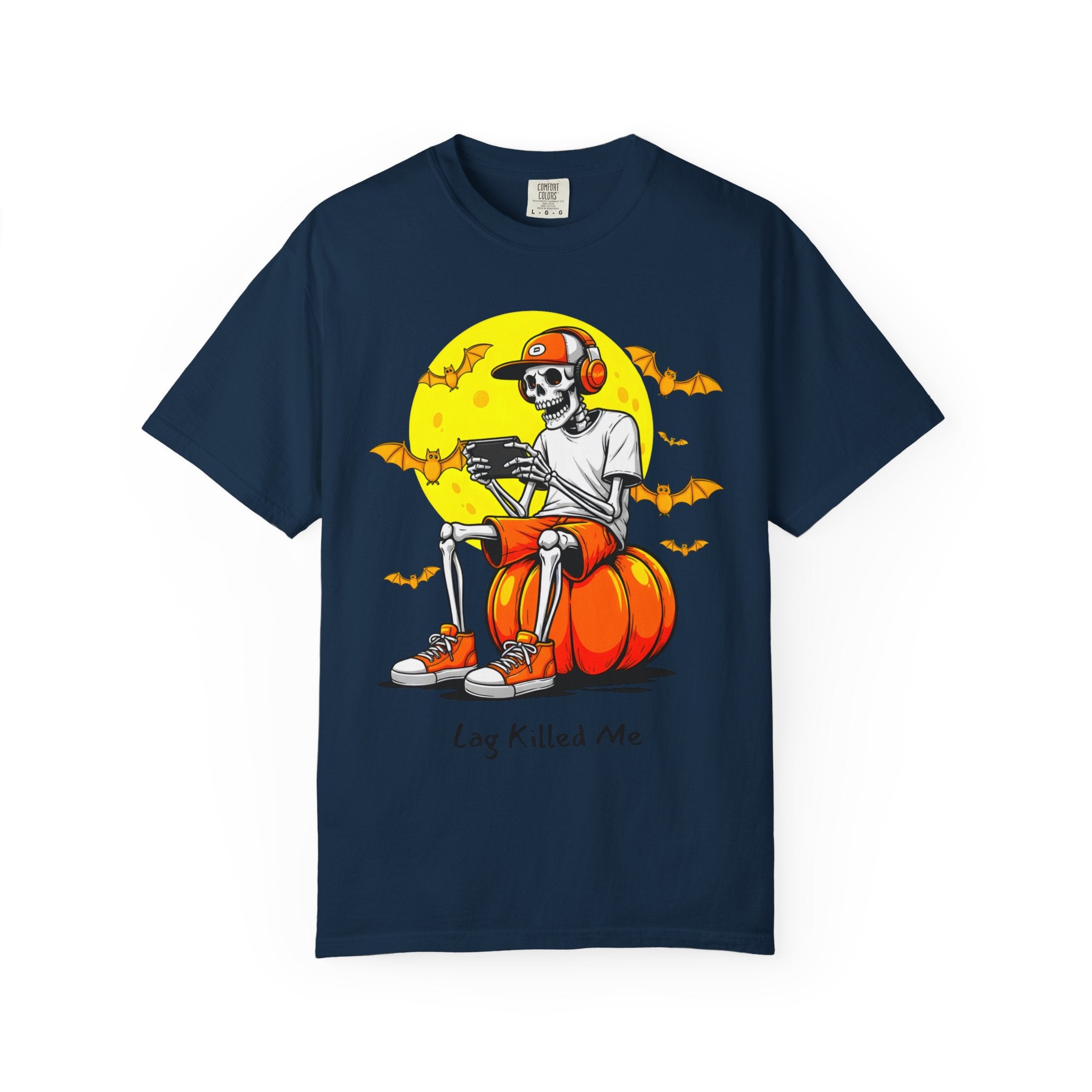 Lag Killed Me Gamer Skeleton Tee
