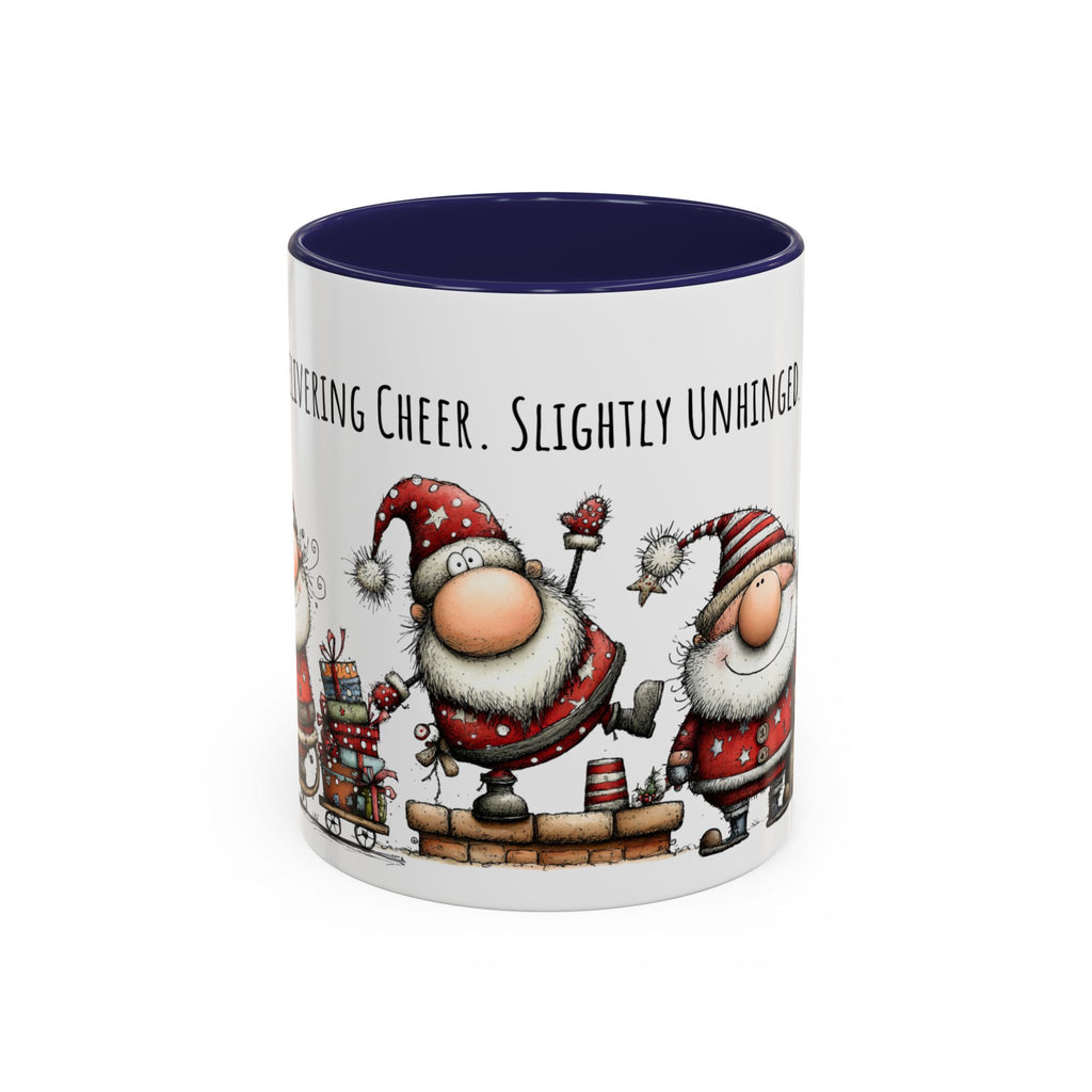 Delivering Cheer Santa Mug | Funny Holiday Coffee Cup