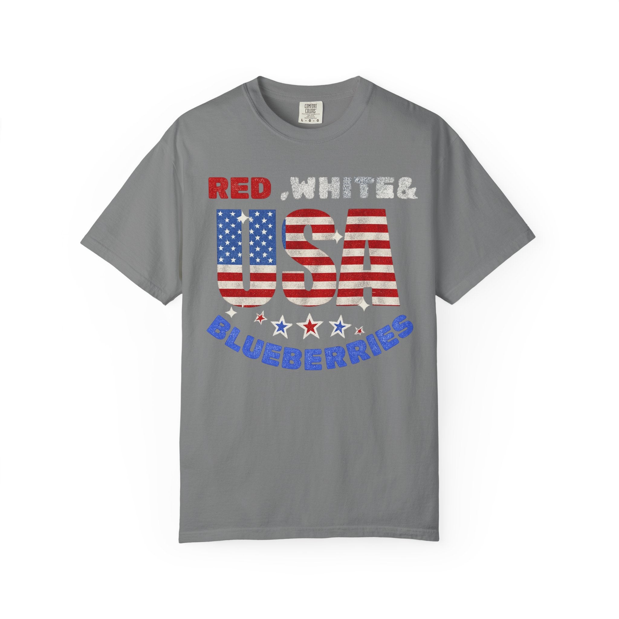 Red, White & Blueberries USA Shirt – Patriotic Memorial Tee – Charlie Kirk Tribute