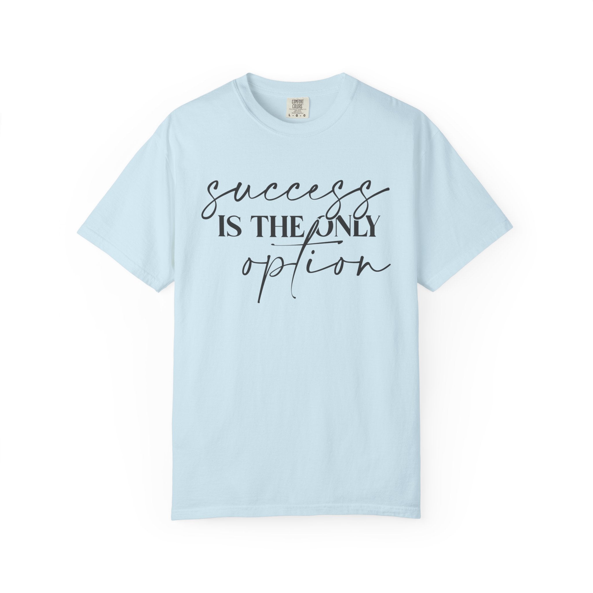Success Is the Only Option Shirt – Motivational Comfort Tee