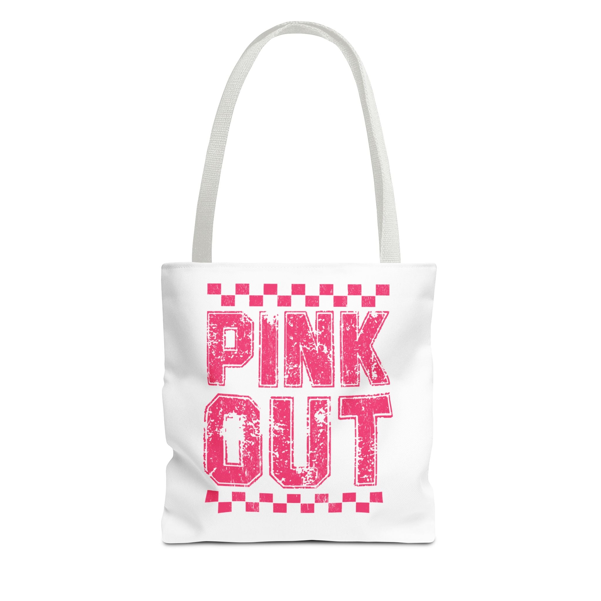 Pink Out Canvas Tote Bag – Breast Cancer Awareness Bag