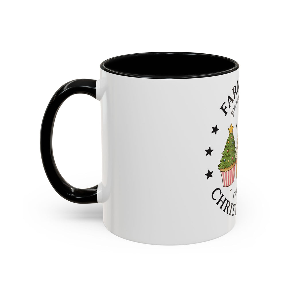 Farm Fresh Christmas Mug – Cupcake Tree, Frosting & Sprinkles Holiday Design