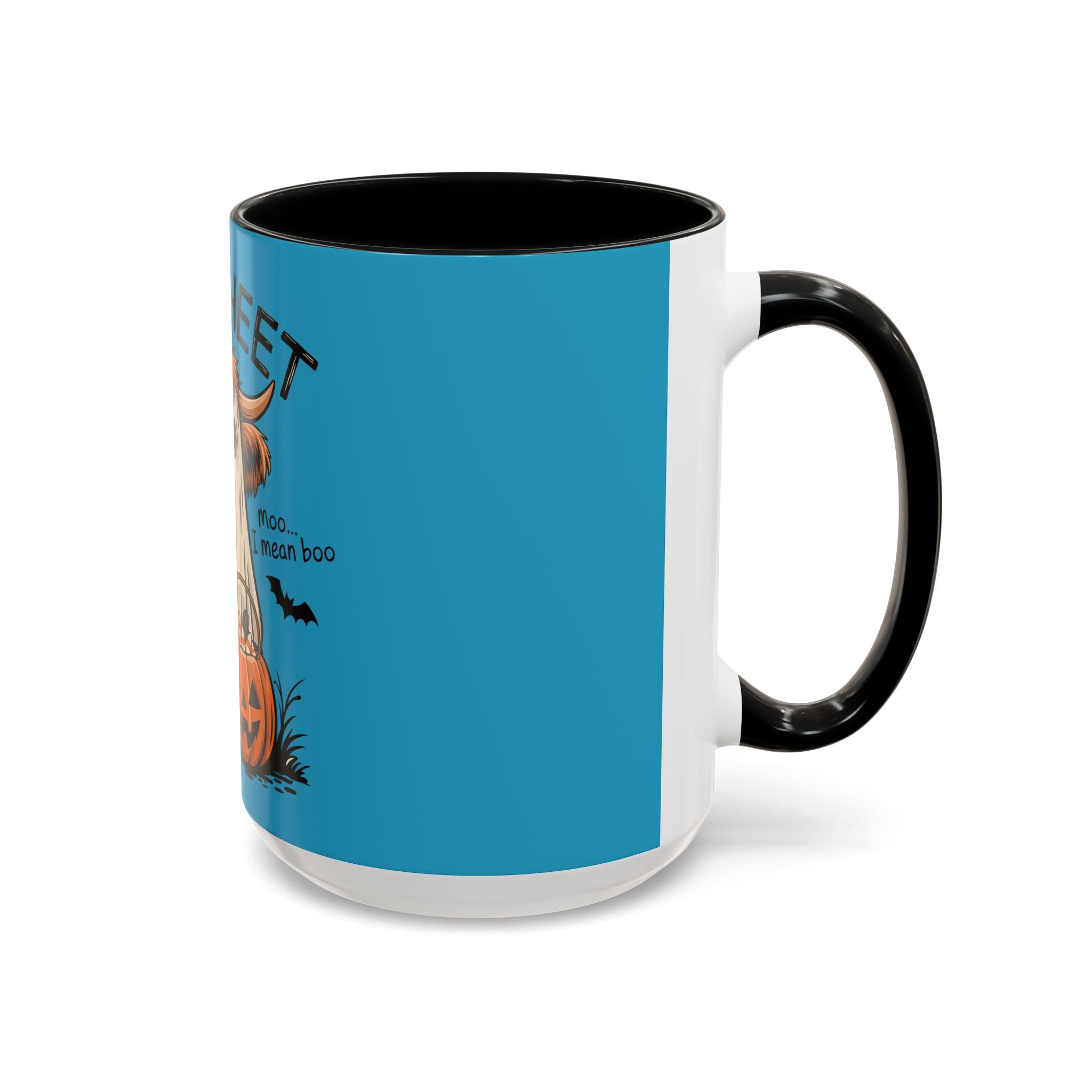 Bullsheet Halloween Mug|Funny Highland Cow Coffee Cup