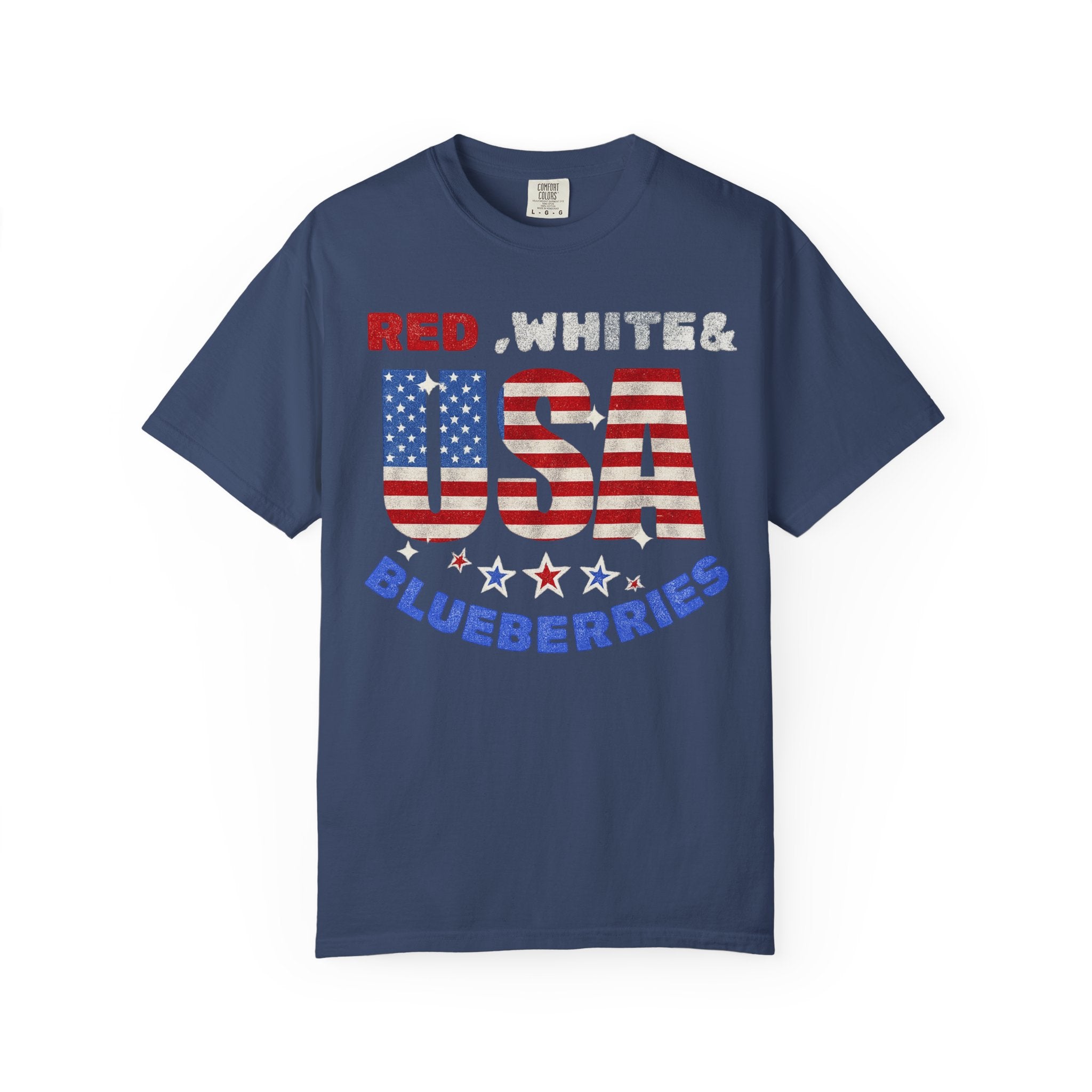 Red, White & Blueberries USA Shirt – Patriotic Memorial Tee – Charlie Kirk Tribute
