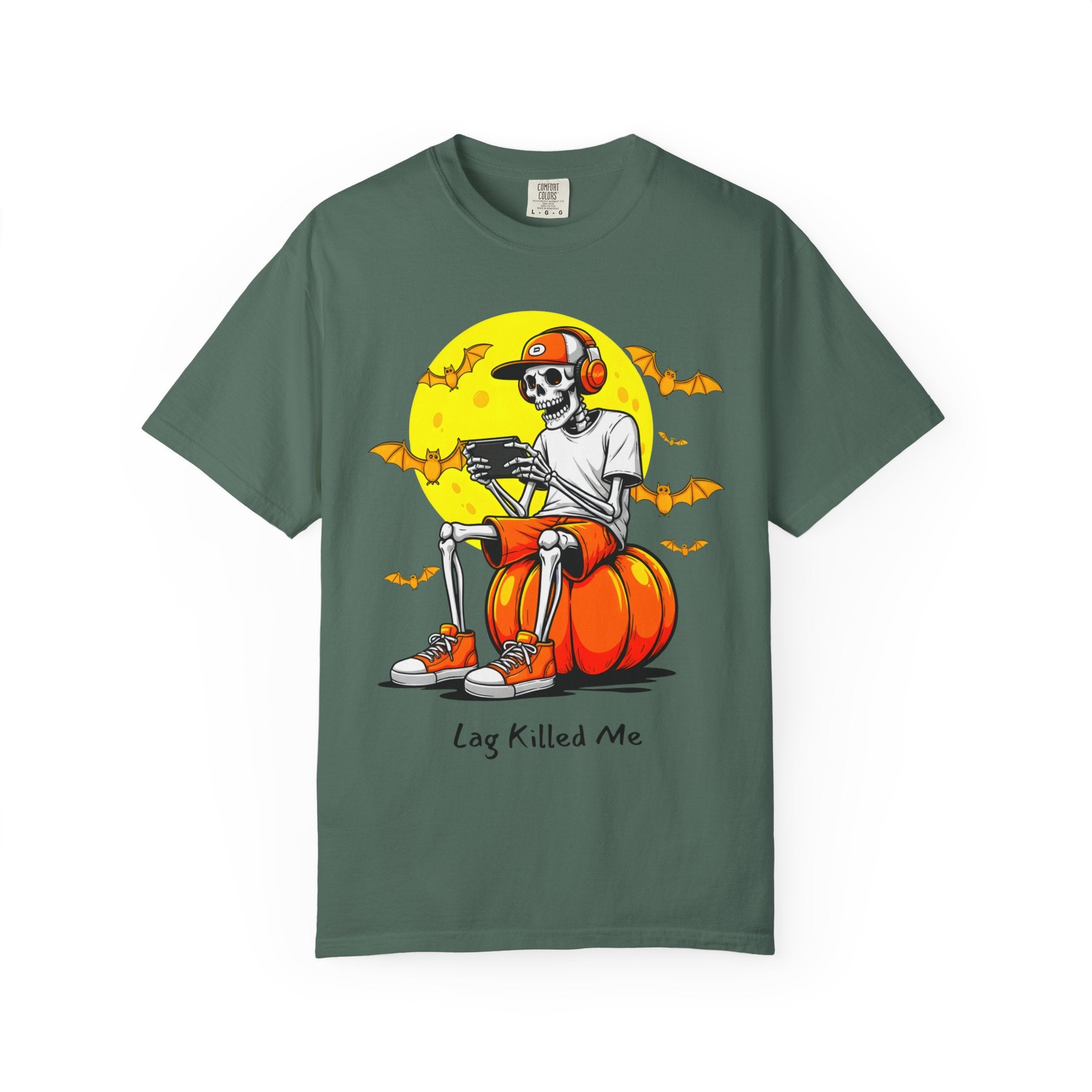 Lag Killed Me Gamer Skeleton Tee