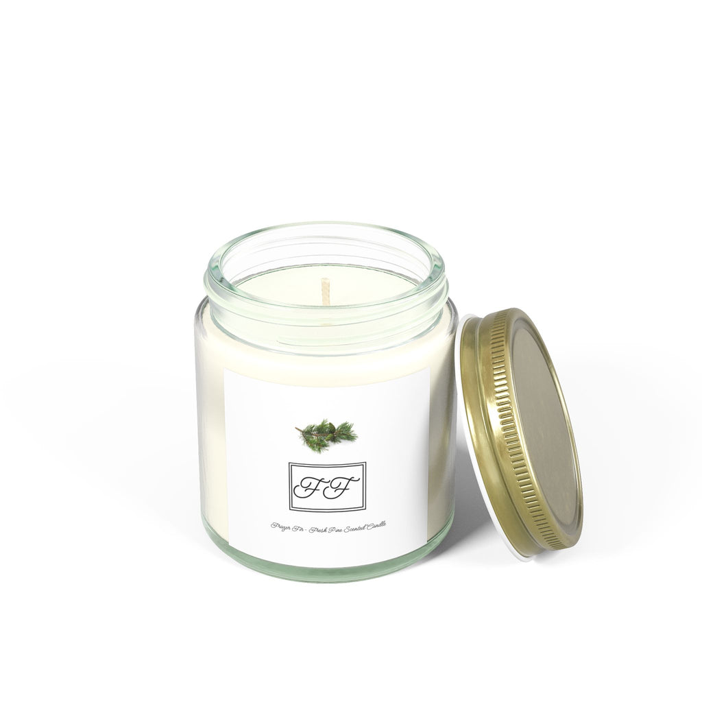 Frazer Fir Scented Candle | Fresh Pine Coconut Apricot Wax Candle | Winter Home Décor Gift for Her