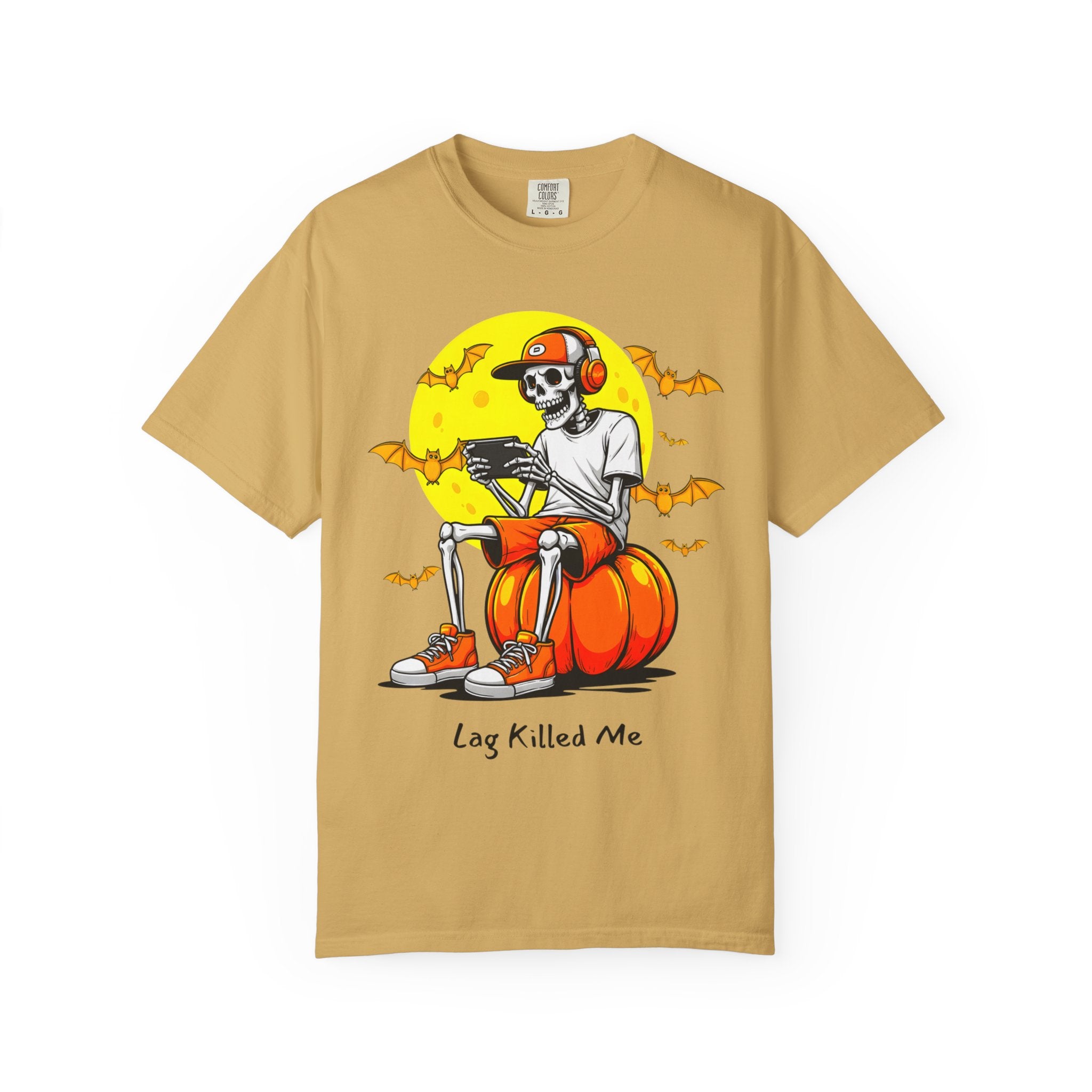 Lag Killed Me Gamer Skeleton Tee