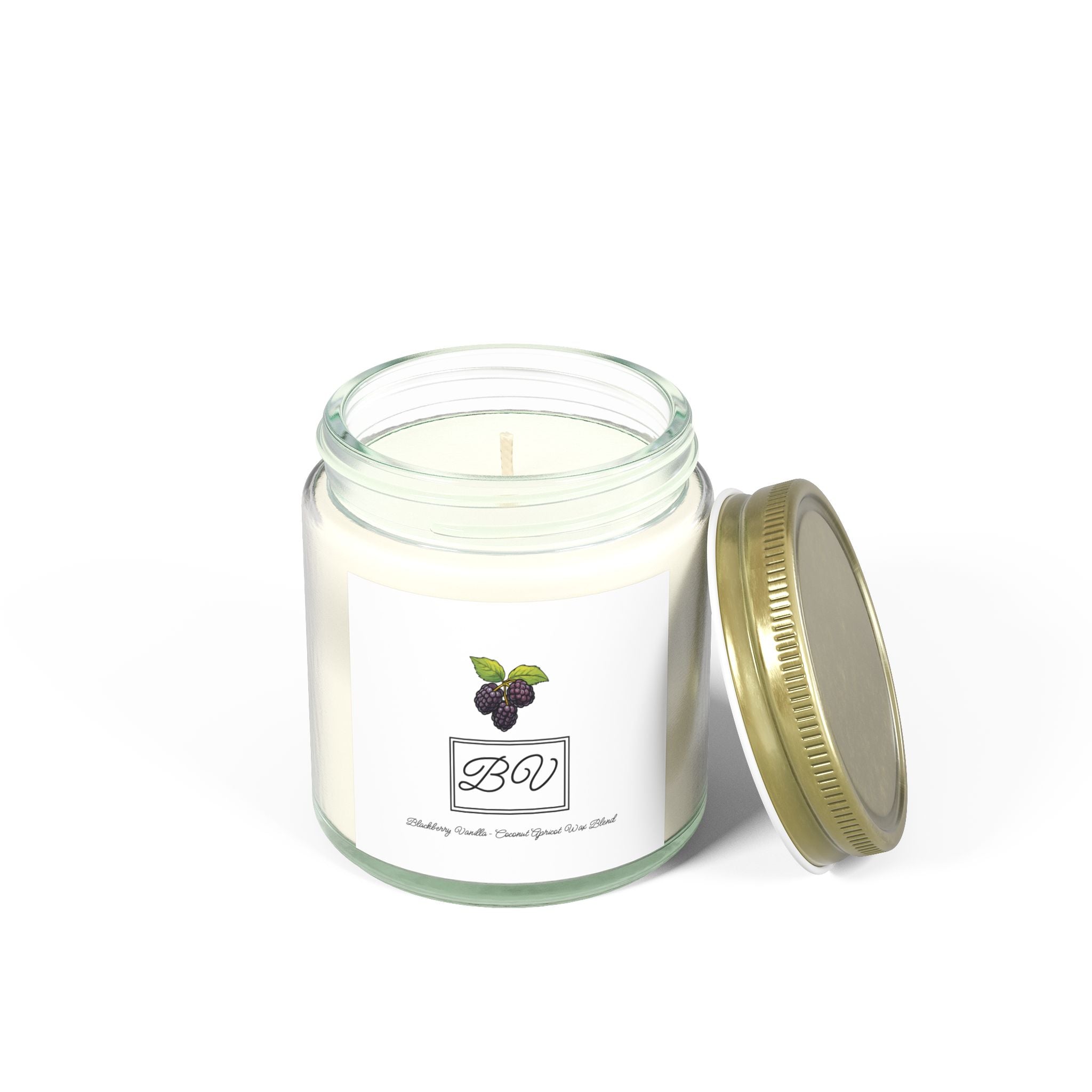 Blackberry Vanilla Scented Candle | Elegant Coconut Apricot Wax Candle | Cozy Fall Home Décor Gift for Her