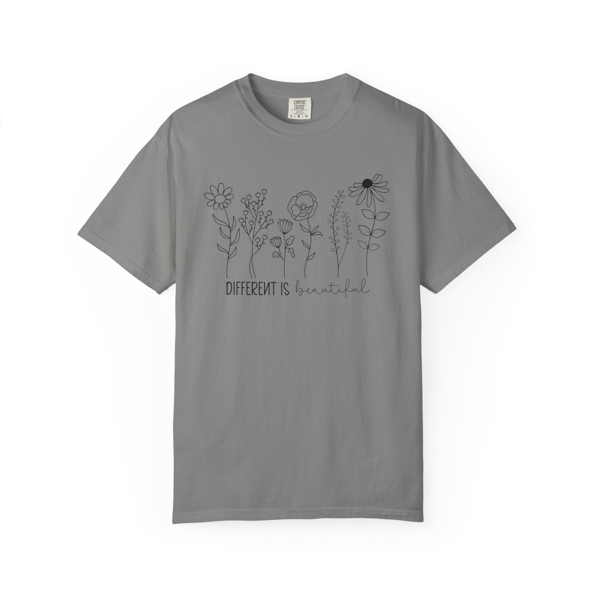 Different Is Beautiful Wildflower Shirt – Embrace Uniqueness Tee