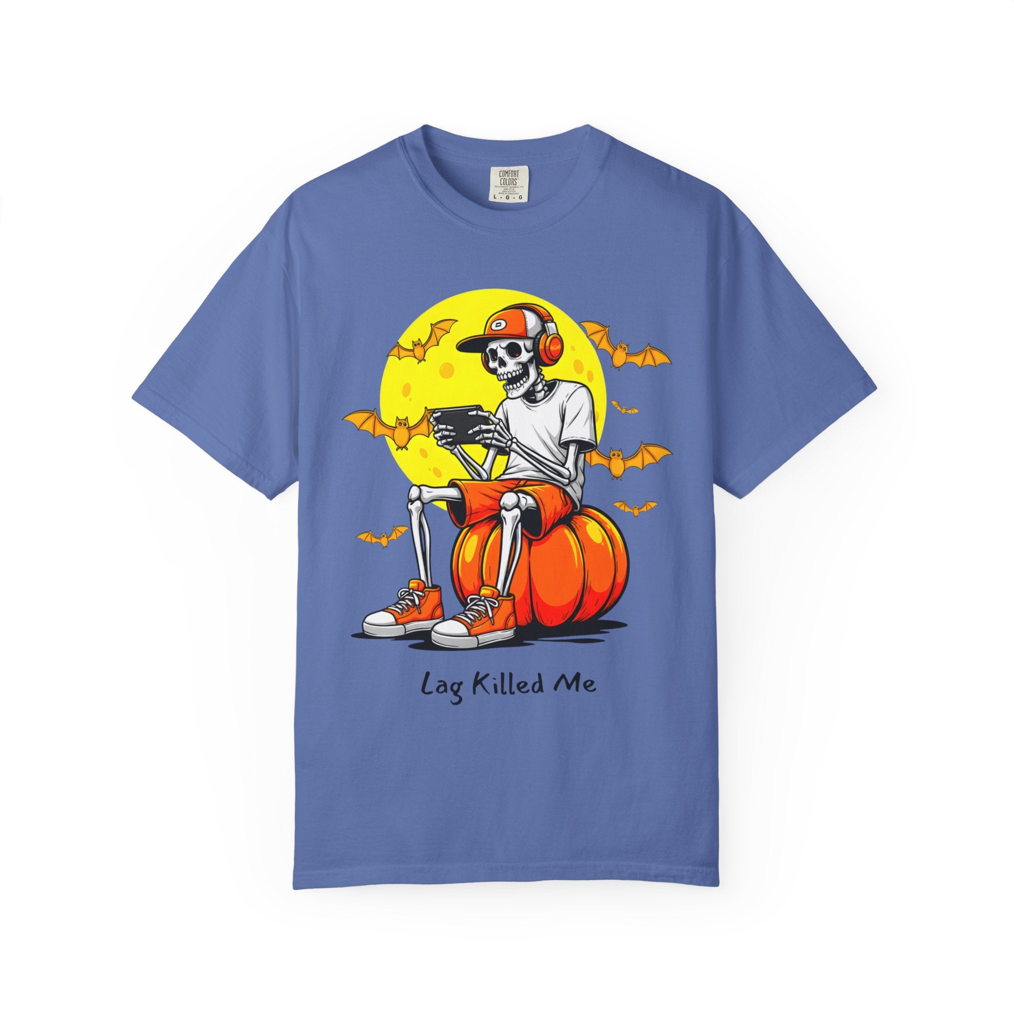 Lag Killed Me Gamer Skeleton Tee
