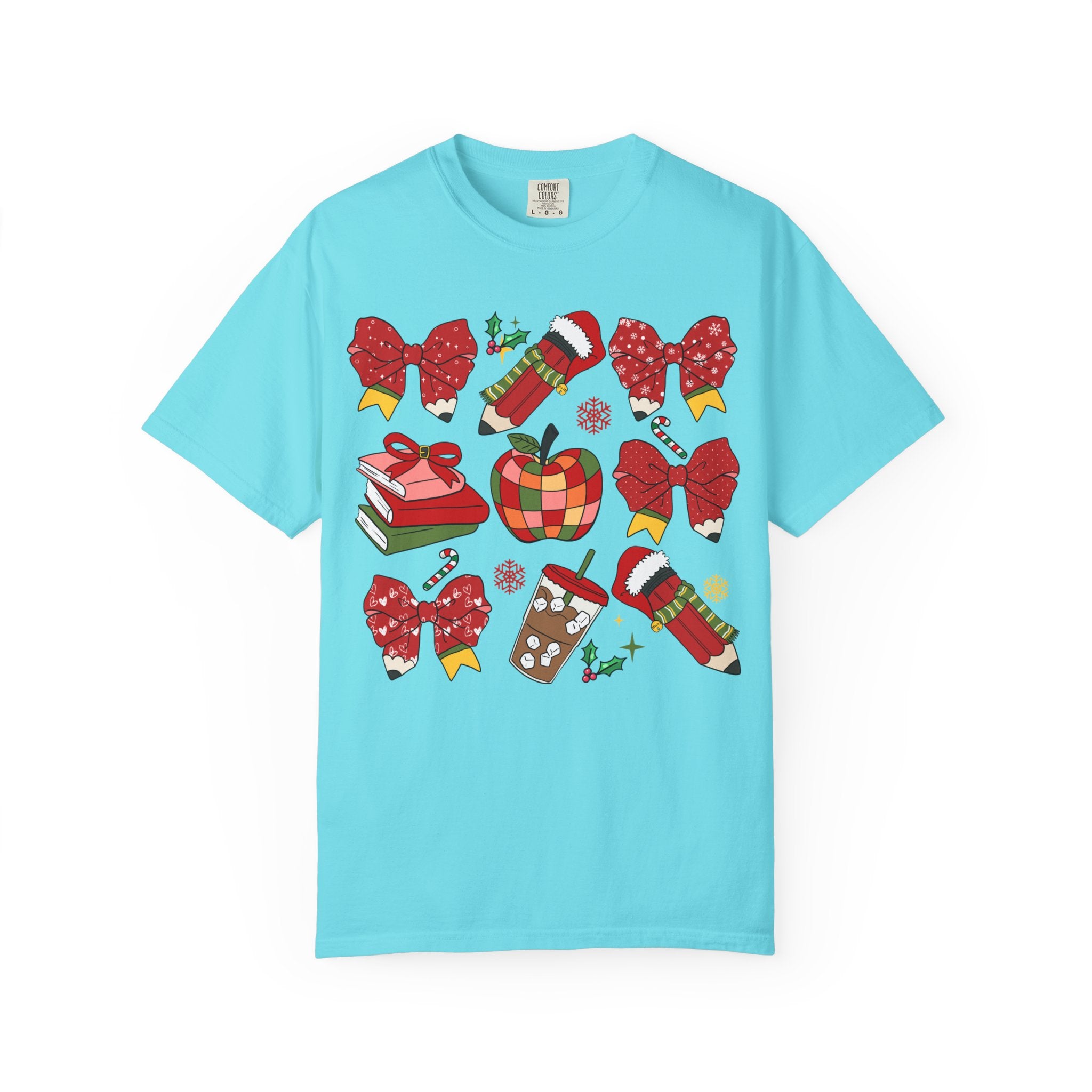 Christmas Teacher Sweatshirt | Red Bows & Holiday Classroom Pullover
