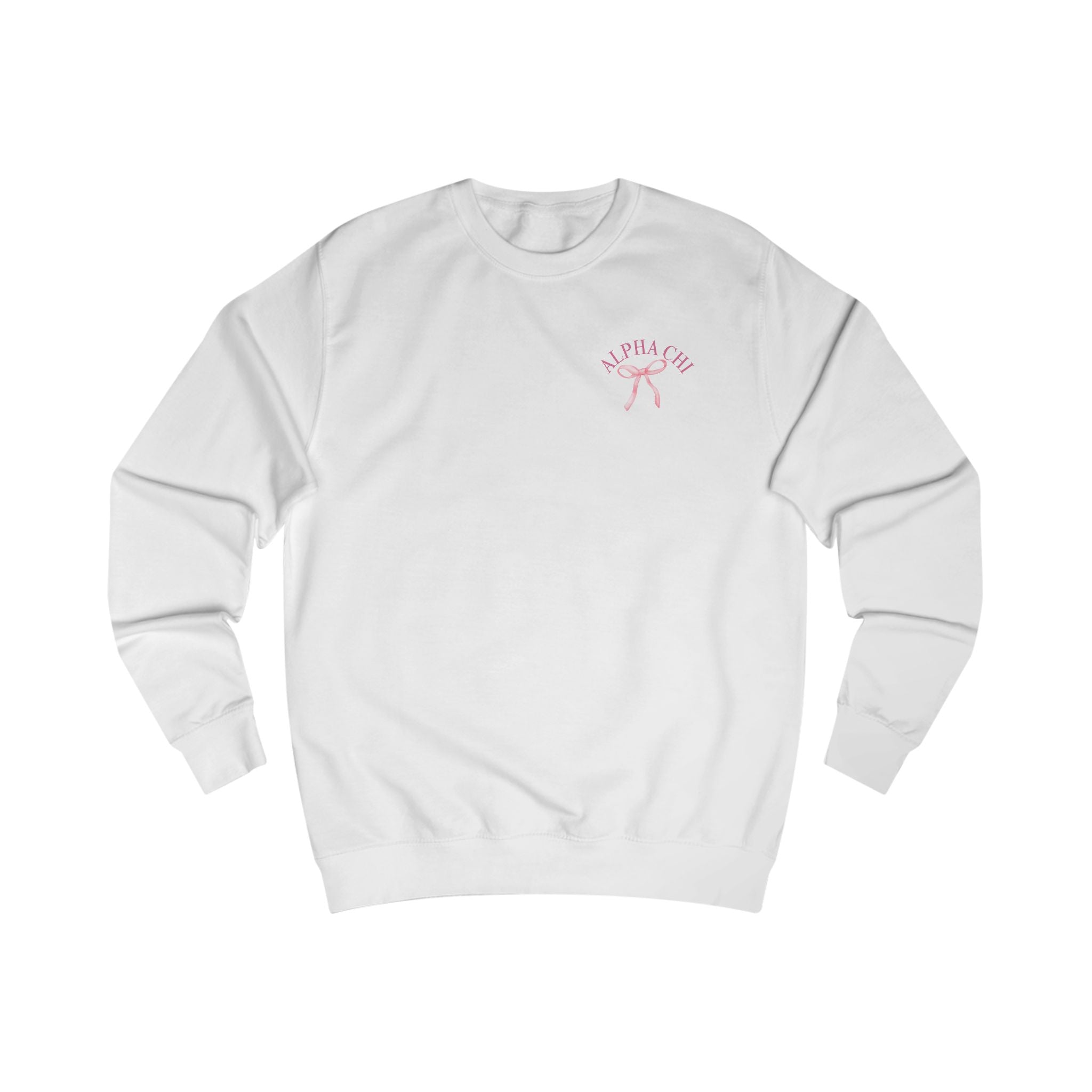 Alpha Chi Apparel | Born to be Loved Bow Crewneck Sweatshirt