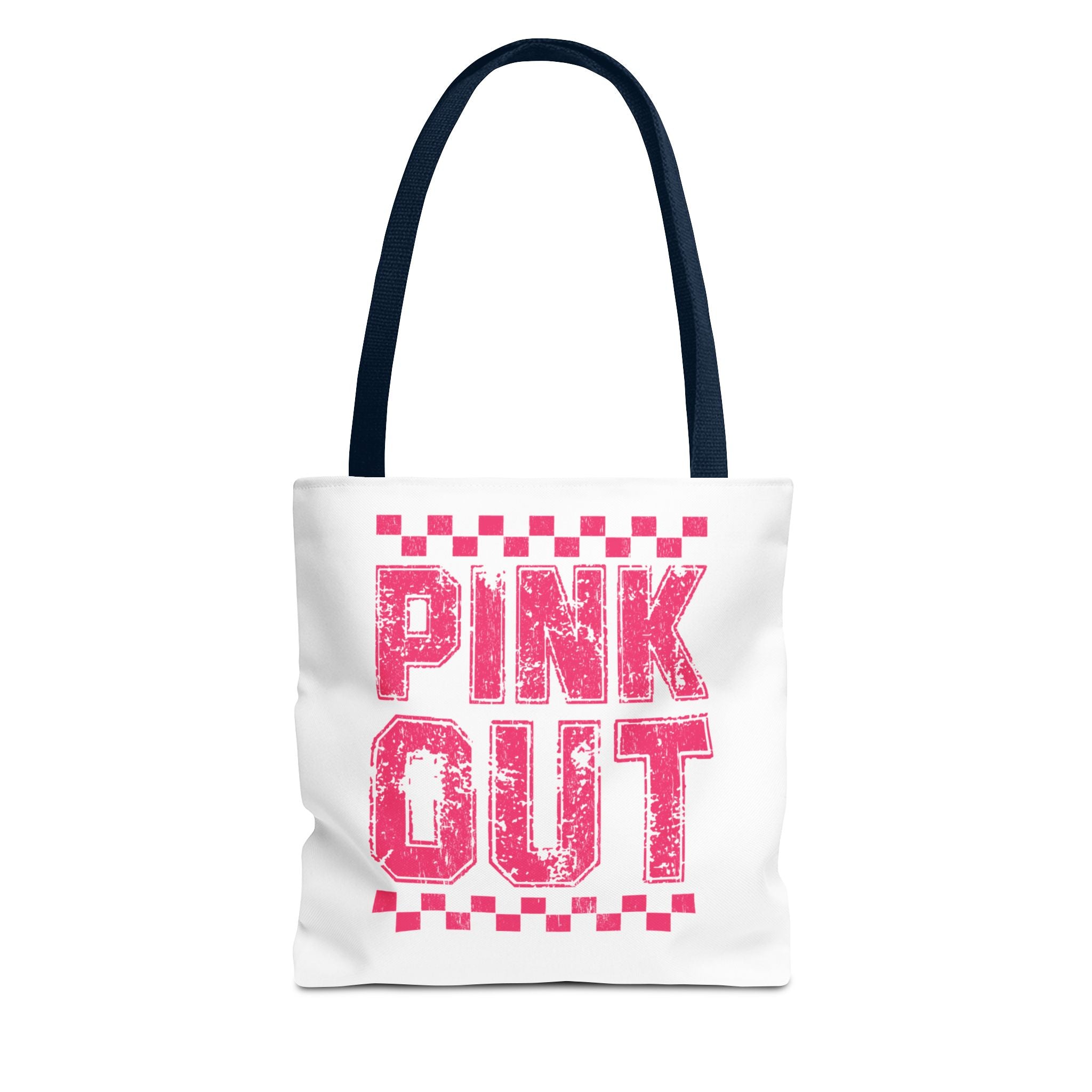 Pink Out Canvas Tote Bag – Breast Cancer Awareness Bag