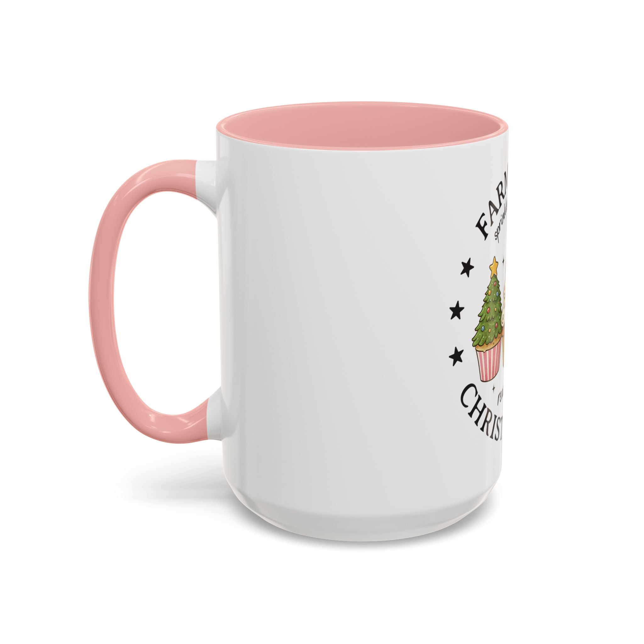 Farm Fresh Christmas Mug – Cupcake Tree, Frosting & Sprinkles Holiday Design