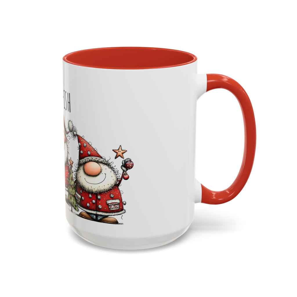 Jolly-Ish Coffee Mug - Festive Holiday Drinkware, Christmas Gift, Santa Decor, Fun Coffee Cup, Winter Cheer Mug