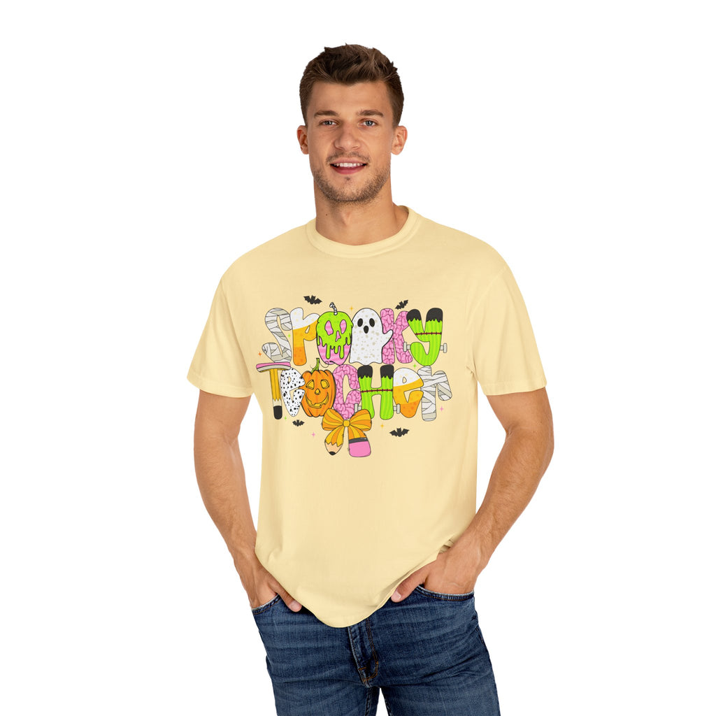 Spooky Teacher Shirt, Funny Halloween Teacher TShirt, Fall Graphic Tee, Halloween Teacher Gift, Cute October School Shirt