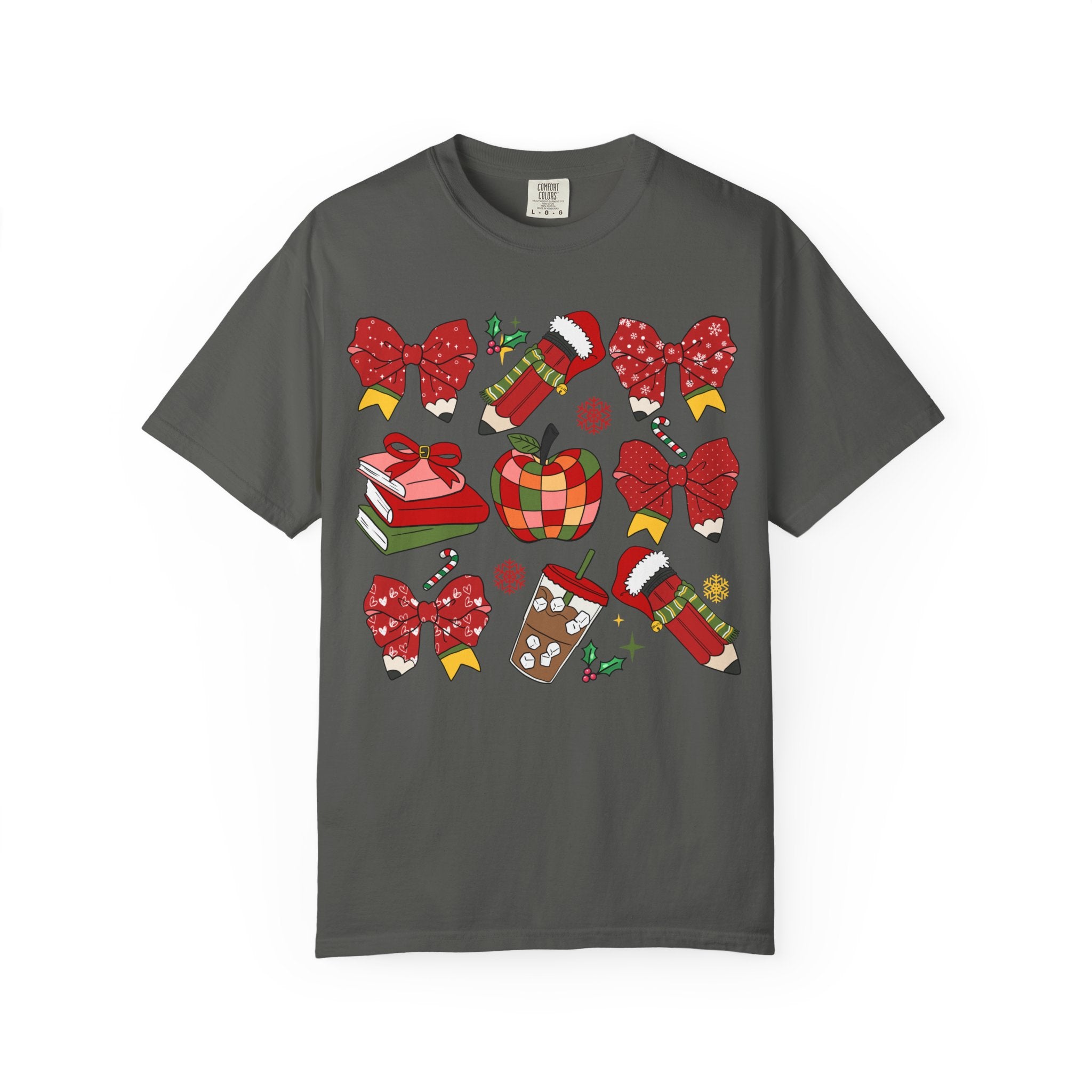Christmas Teacher Sweatshirt | Red Bows & Holiday Classroom Pullover