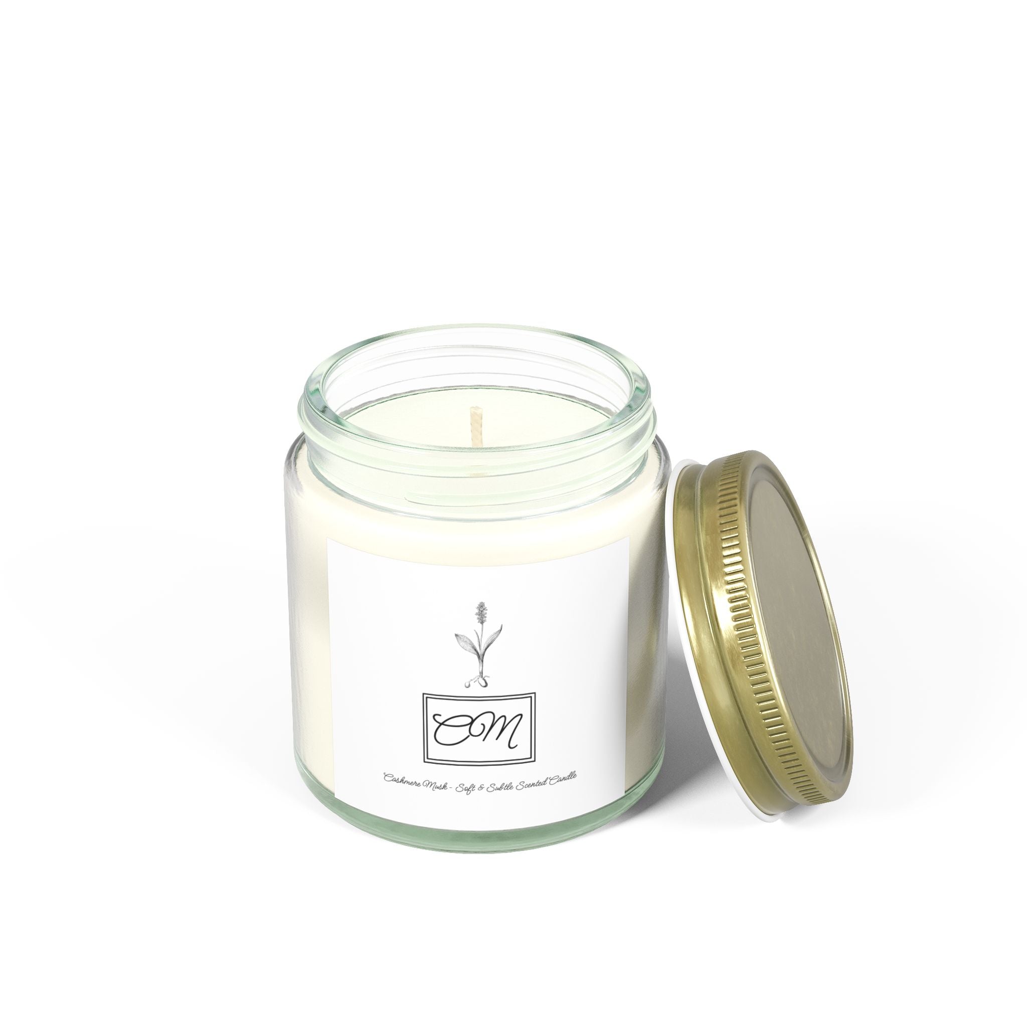 Cashmere Musk Scented Candle | Cozy Coconut Apricot Wax Candle | Fall Signature Candle Gift for Her