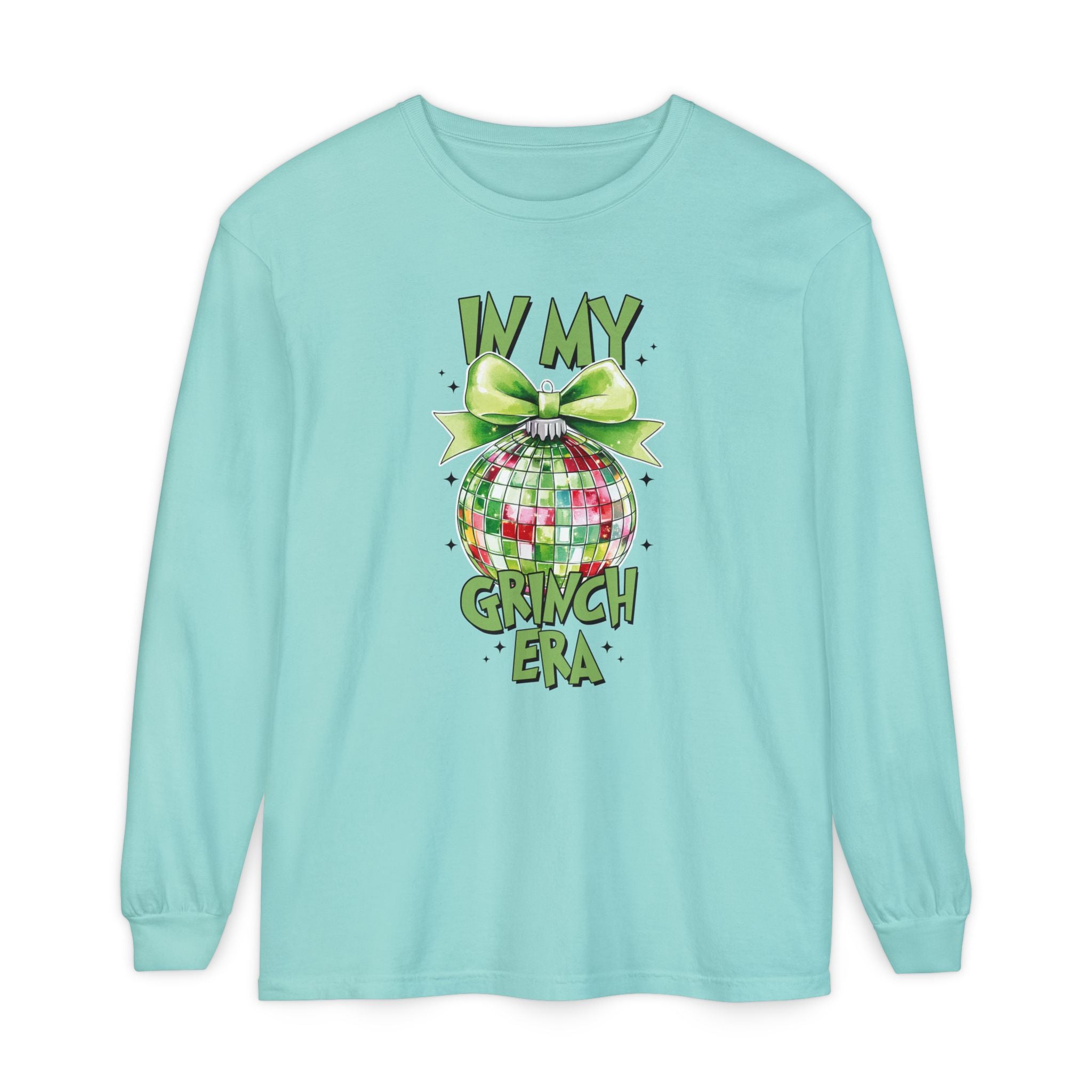 In My Grinch Era Shirt – Funny Christmas Tee with Disco Ornament