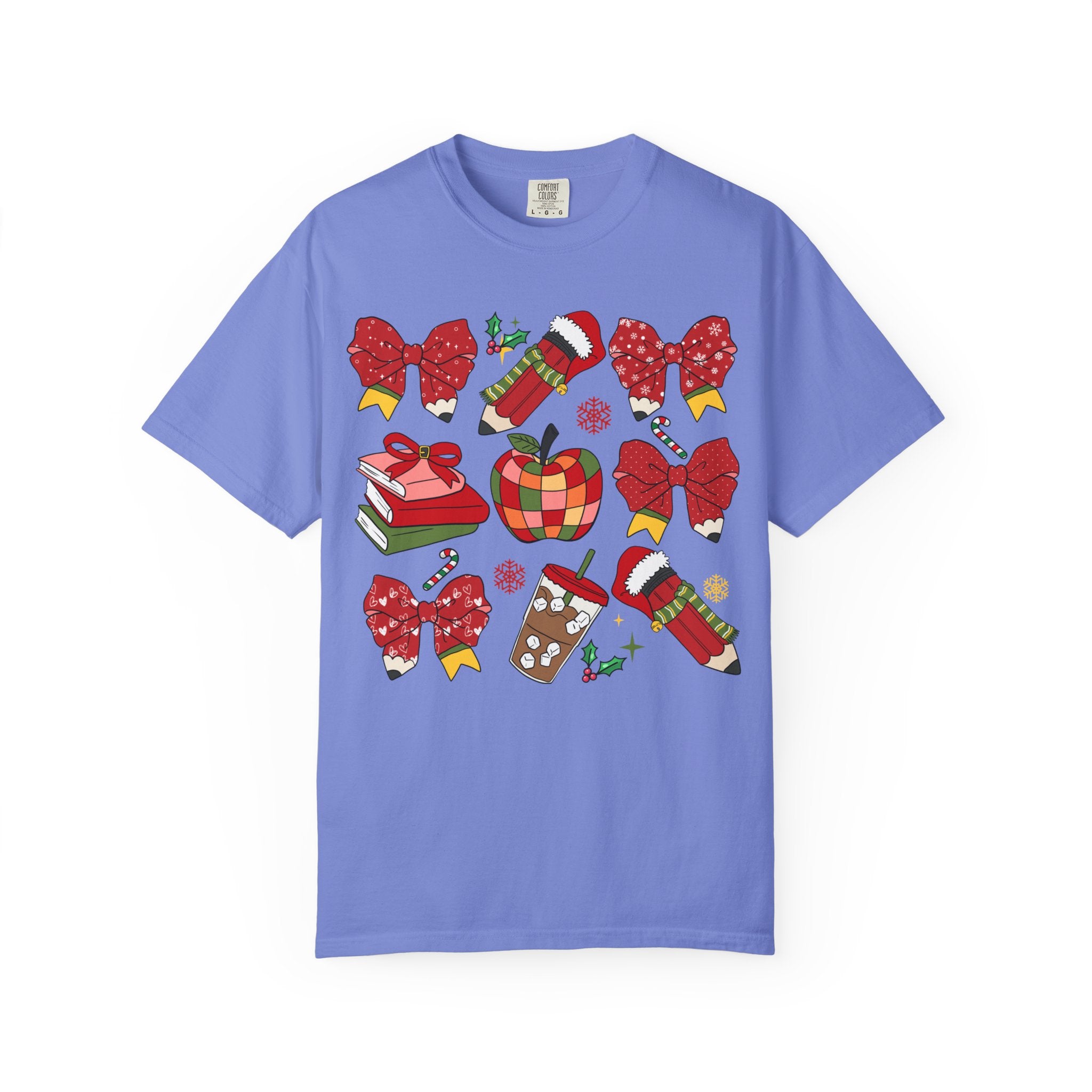 Christmas Teacher Sweatshirt | Red Bows & Holiday Classroom Pullover