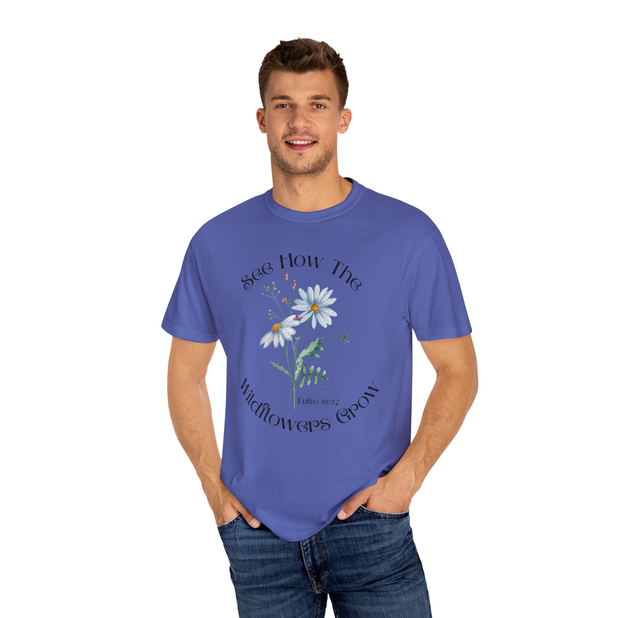 Women's Floral Motivational Tee | Inspirational Gift, Casual Wear, Gardening Apparel, Nature Lover Shirt, Spring Fashion