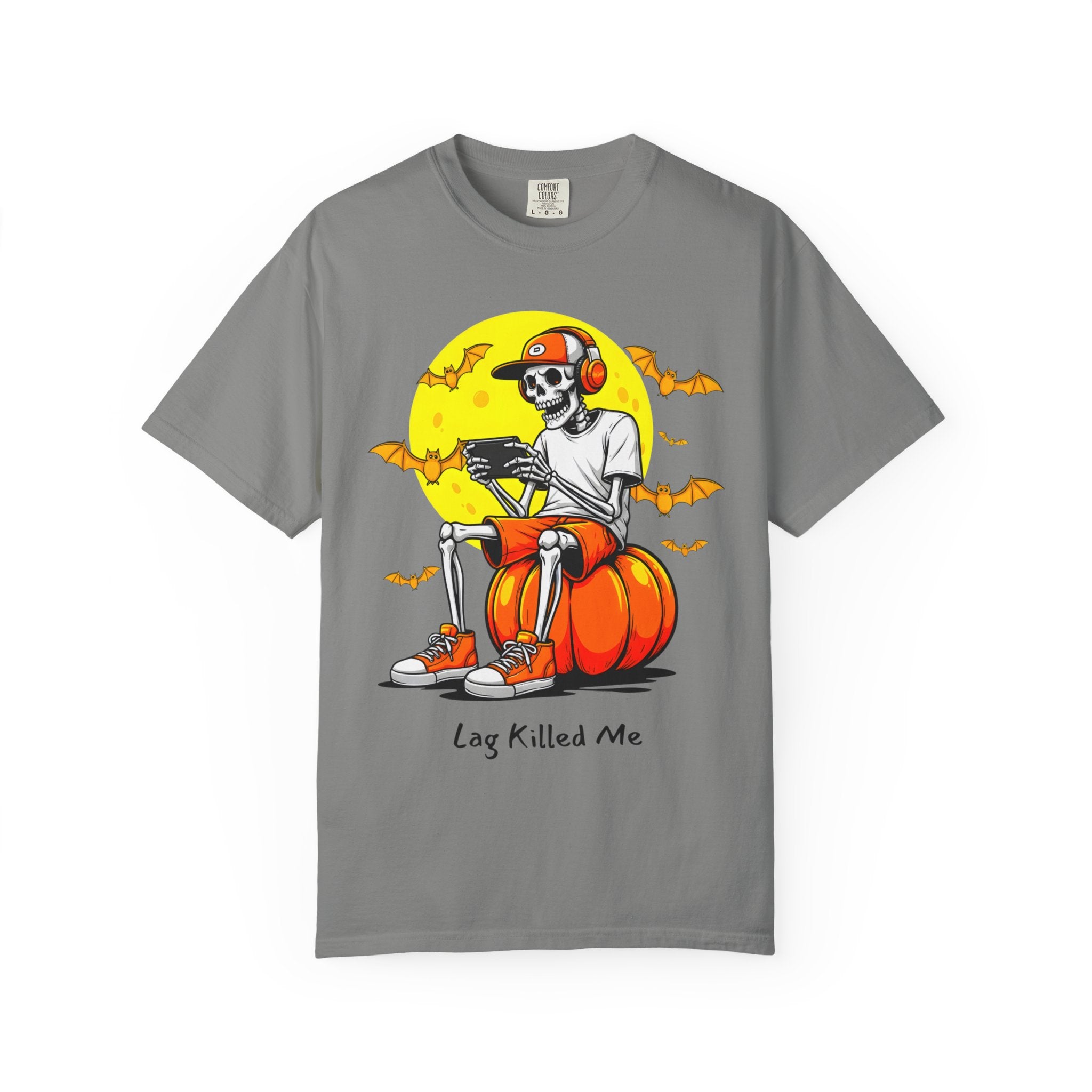 Lag Killed Me Gamer Skeleton Tee