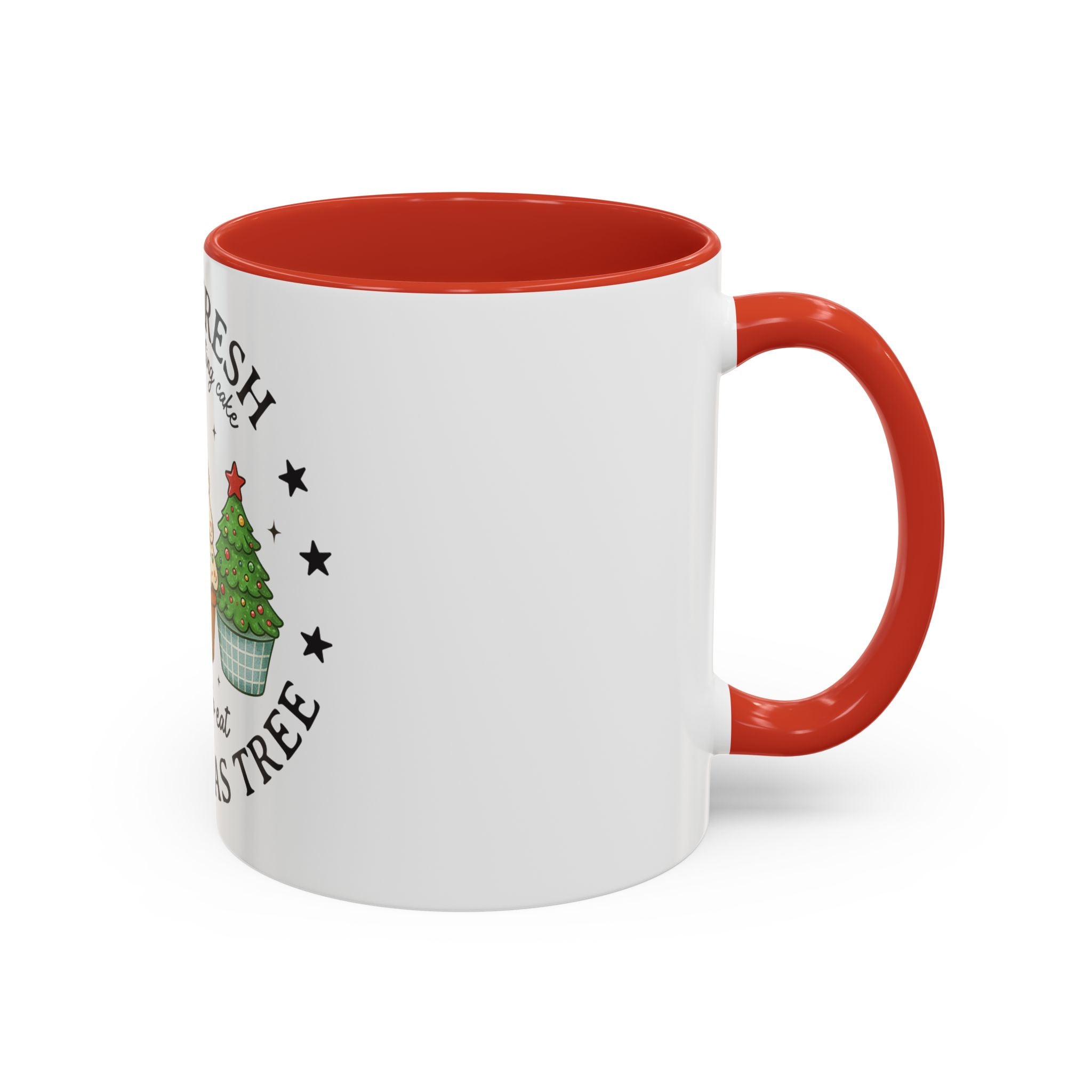 Farm Fresh Christmas Mug – Cupcake Tree, Frosting & Sprinkles Holiday Design