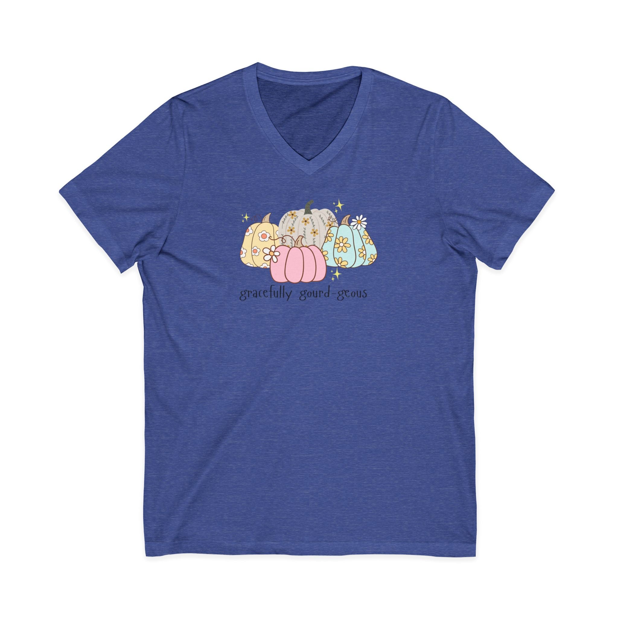 Gracefully Gourd-geous Shirt – Pastel Pumpkin Fall Tee for Women