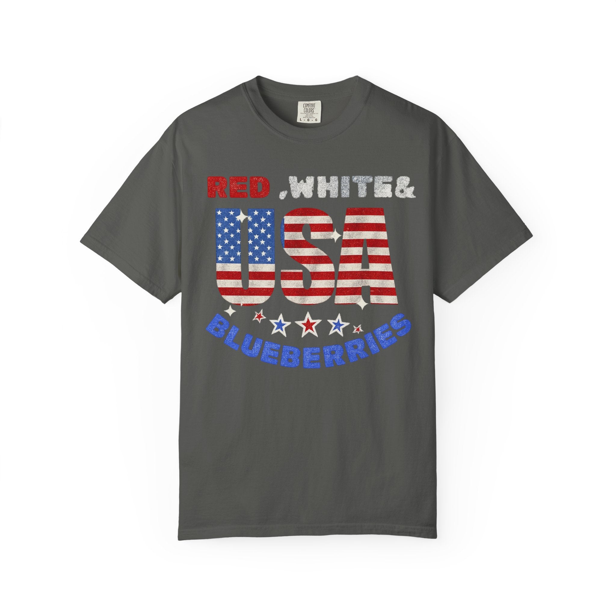 Red, White & Blueberries USA Shirt – Patriotic Memorial Tee – Charlie Kirk Tribute