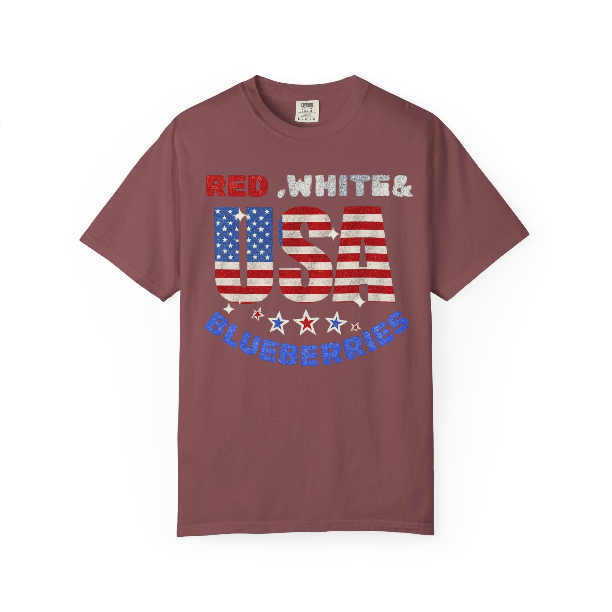 Red, White & Blueberries USA Shirt – Patriotic Memorial Tee – Charlie Kirk Tribute
