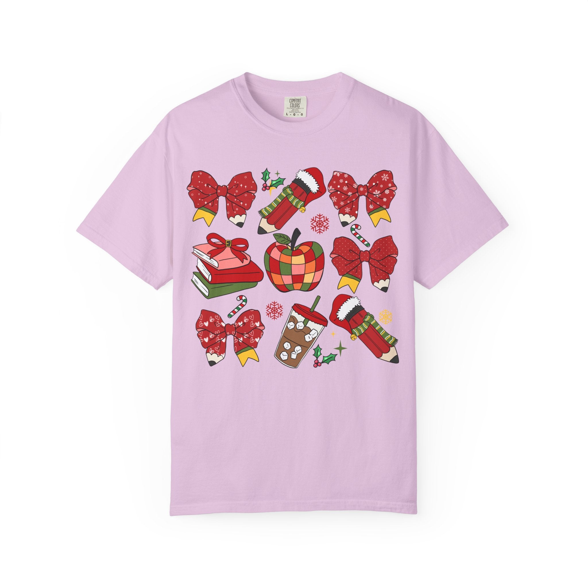 Christmas Teacher Sweatshirt | Red Bows & Holiday Classroom Pullover