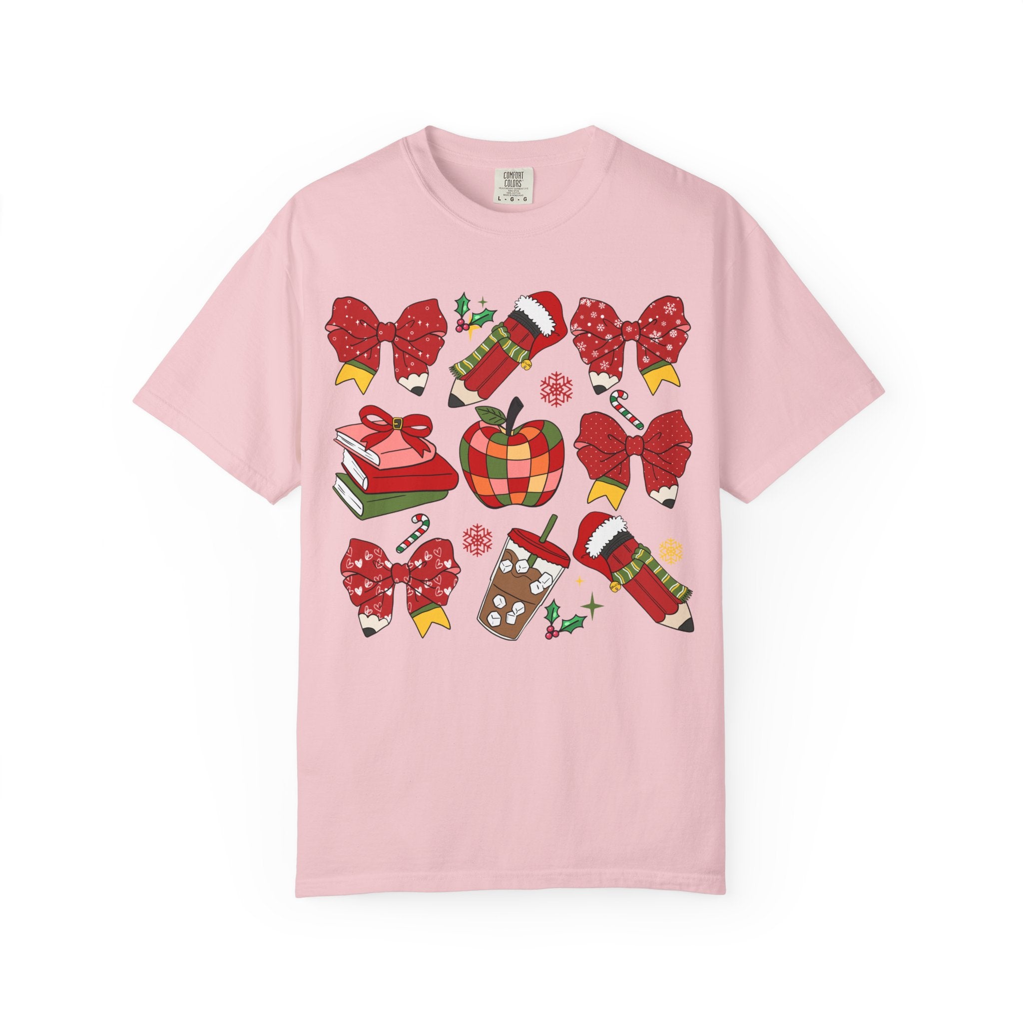 Christmas Teacher Sweatshirt | Red Bows & Holiday Classroom Pullover
