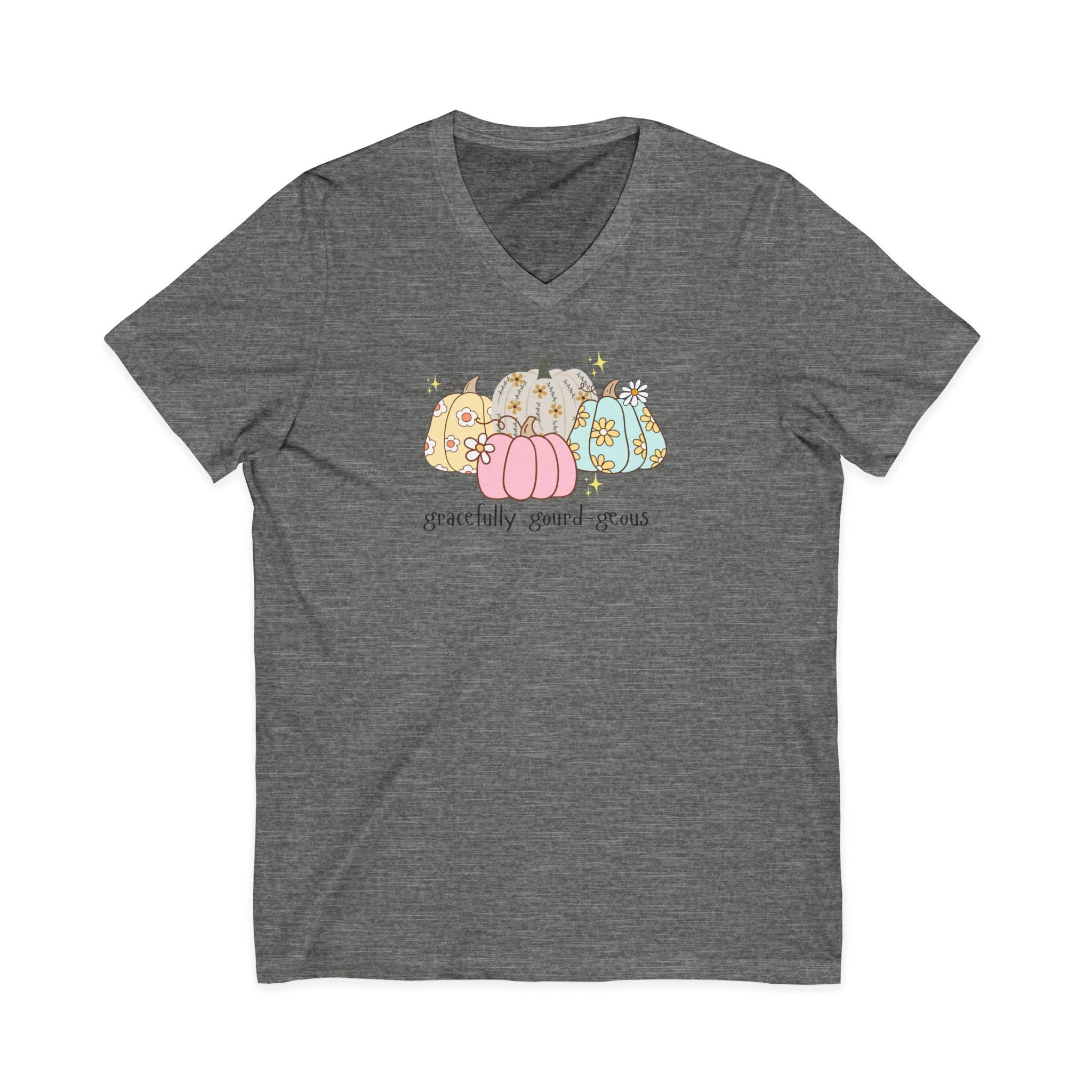Gracefully Gourd-geous Shirt – Pastel Pumpkin Fall Tee for Women