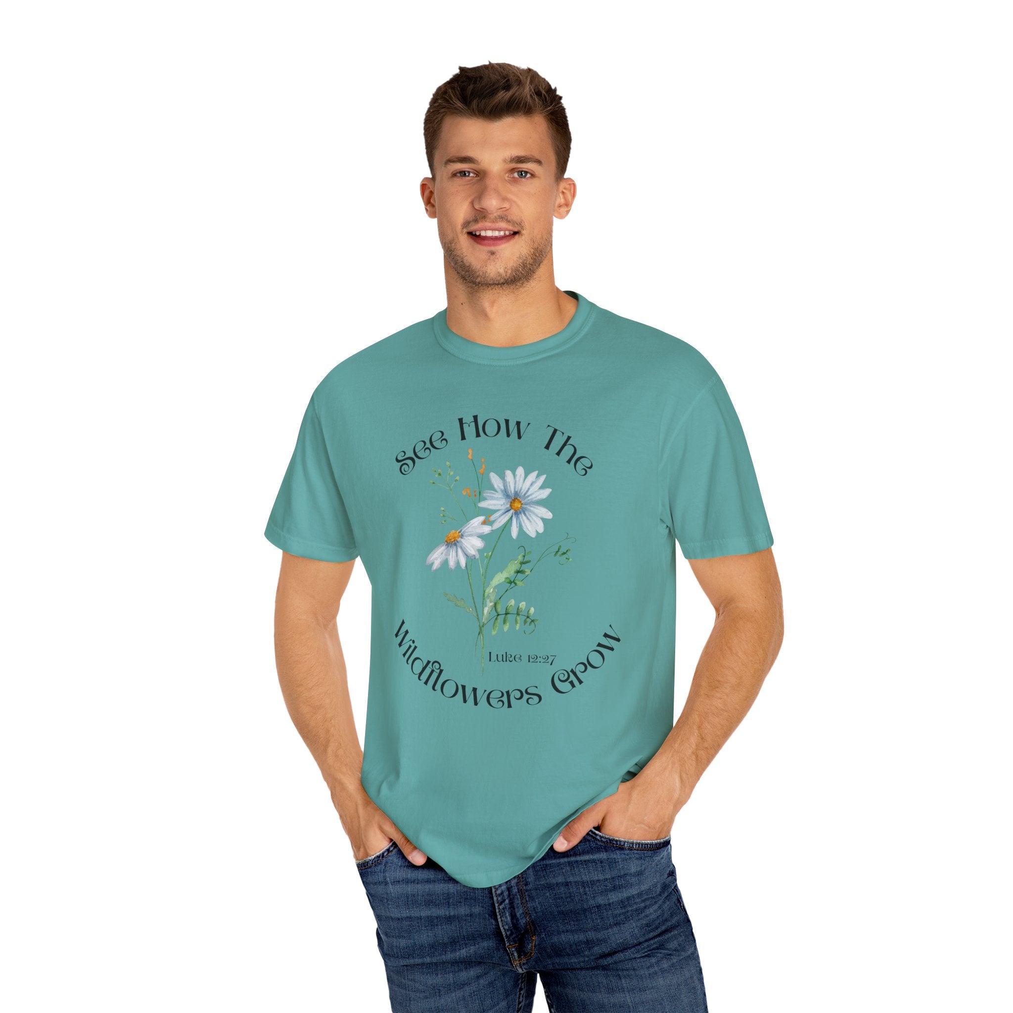 Women's Floral Motivational Tee | Inspirational Gift, Casual Wear, Gardening Apparel, Nature Lover Shirt, Spring Fashion