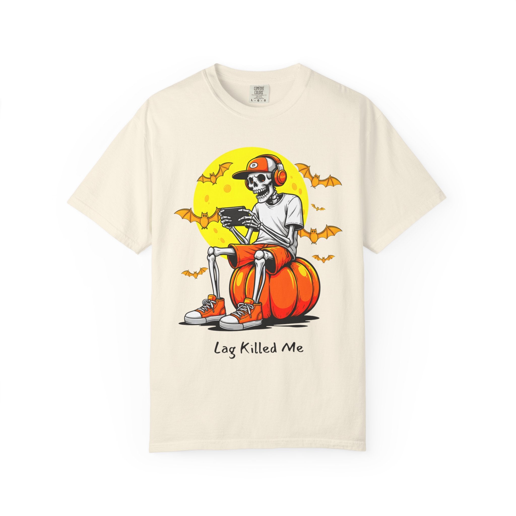 Lag Killed Me Gamer Skeleton Tee