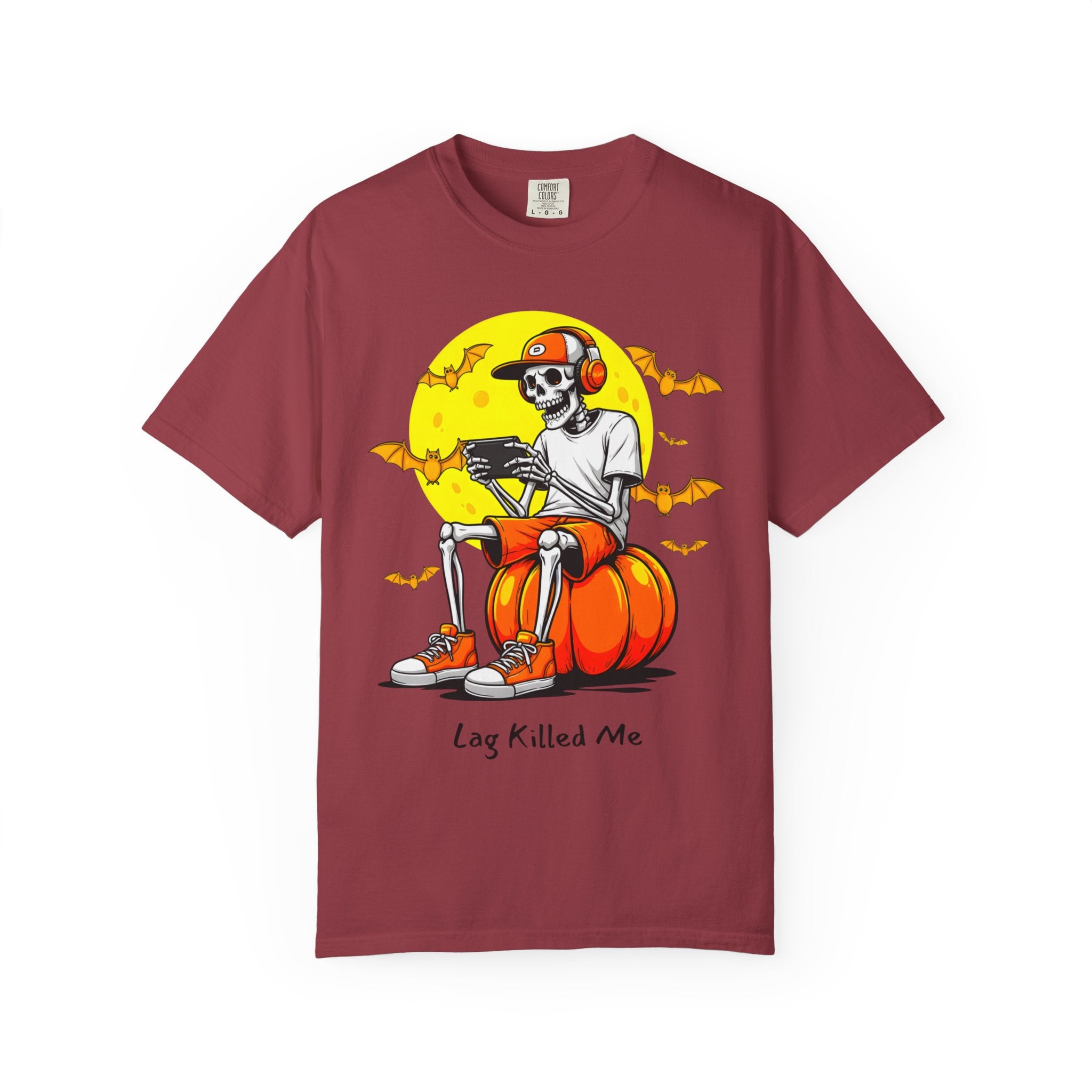 Lag Killed Me Gamer Skeleton Tee