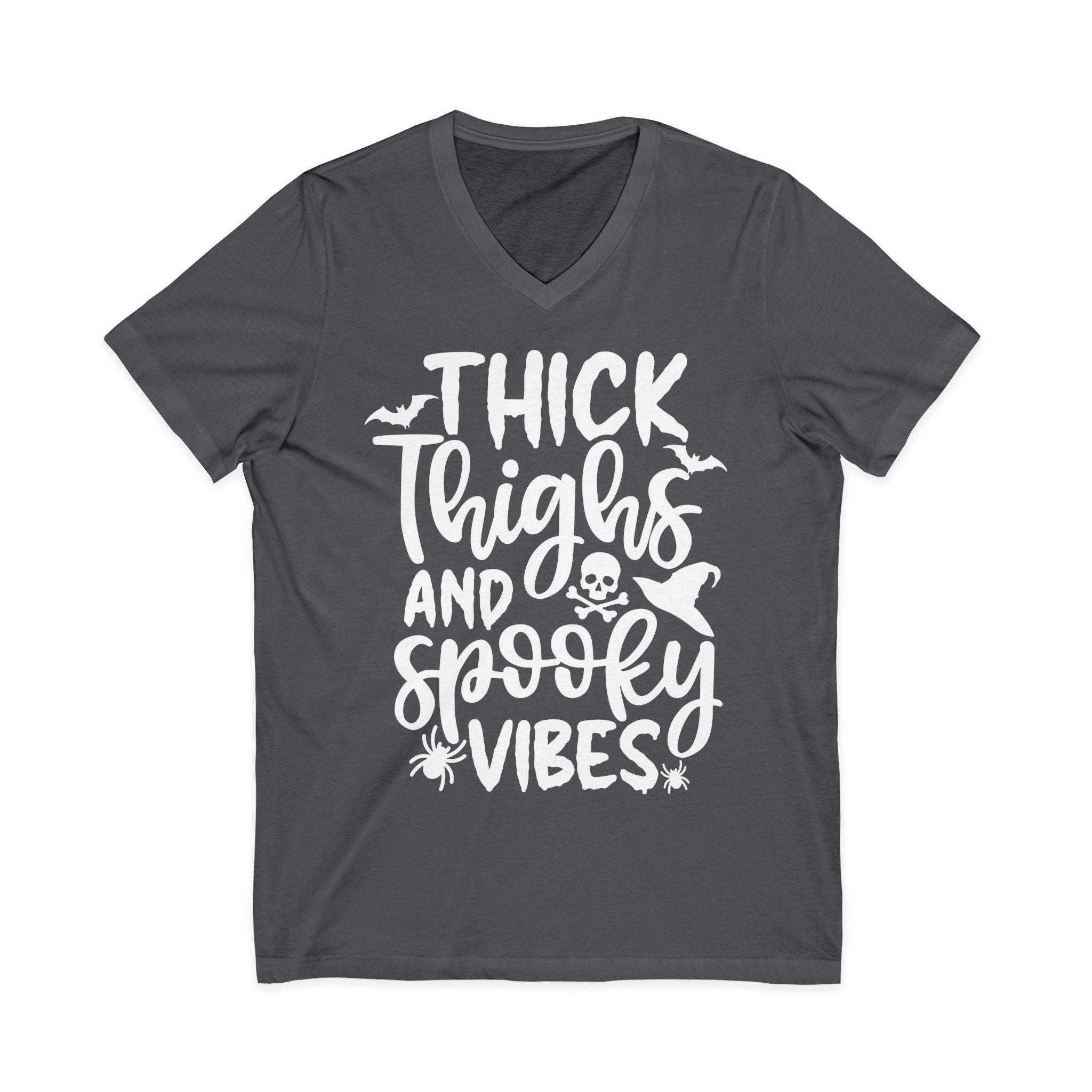 Thick Thighs & Spooky Vibes Shirt – Funny Halloween Tee