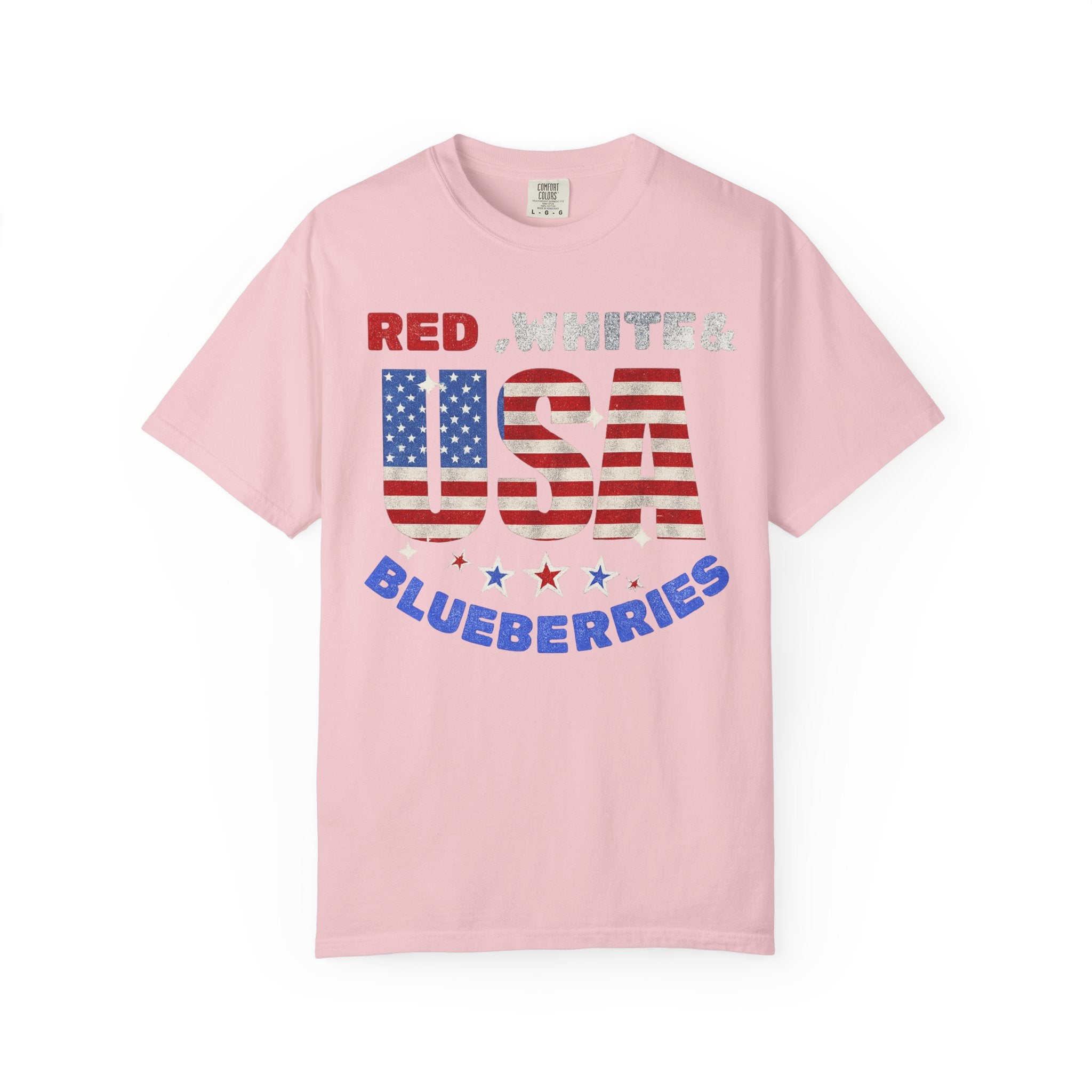 Red, White & Blueberries USA Shirt – Patriotic Memorial Tee – Charlie Kirk Tribute