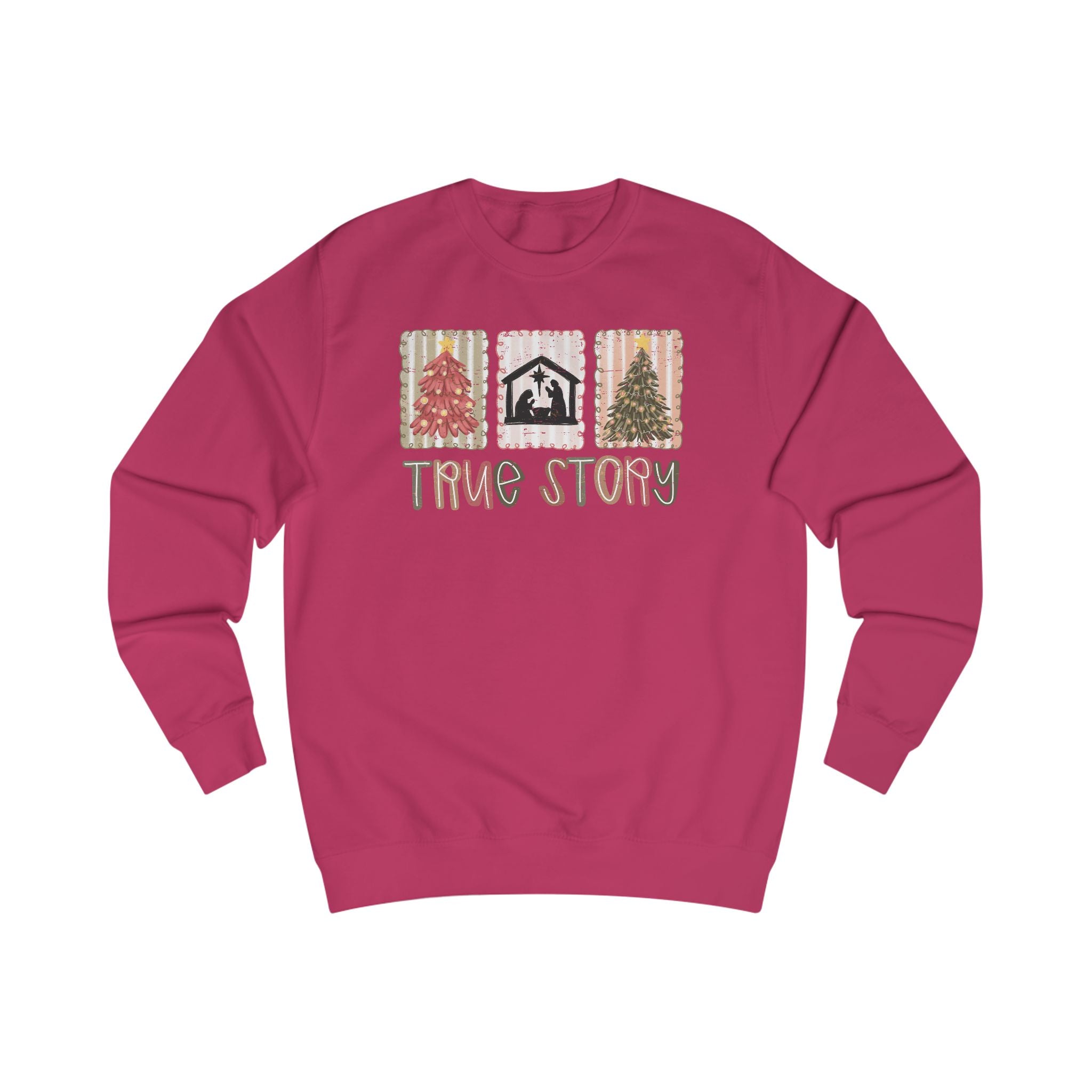 True Story Nativity Sweatshirt – Christian Christmas Shirt for Women