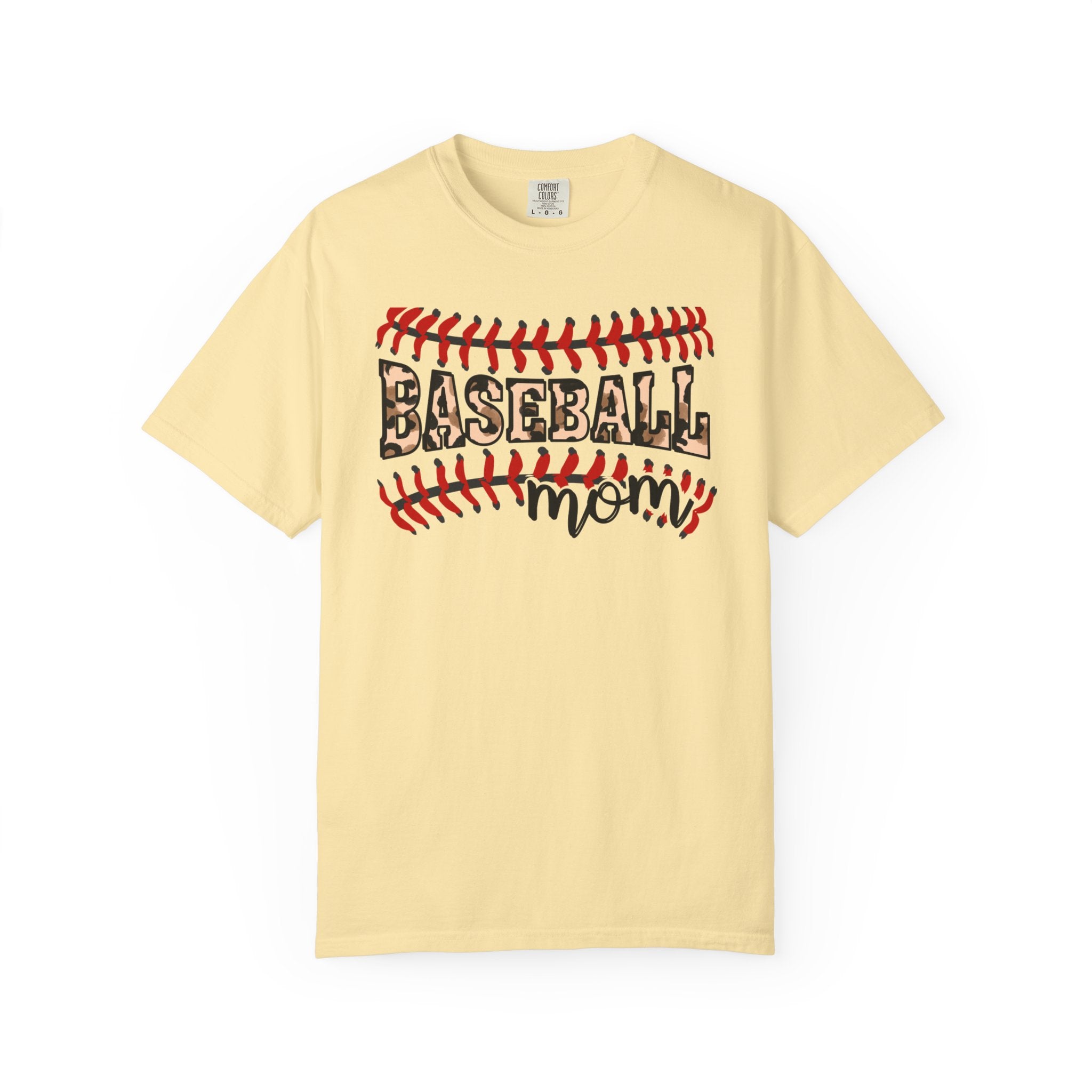 Baseball T-Shirt – Leopard Print Baseball Graphic Tee for Moms & Fans