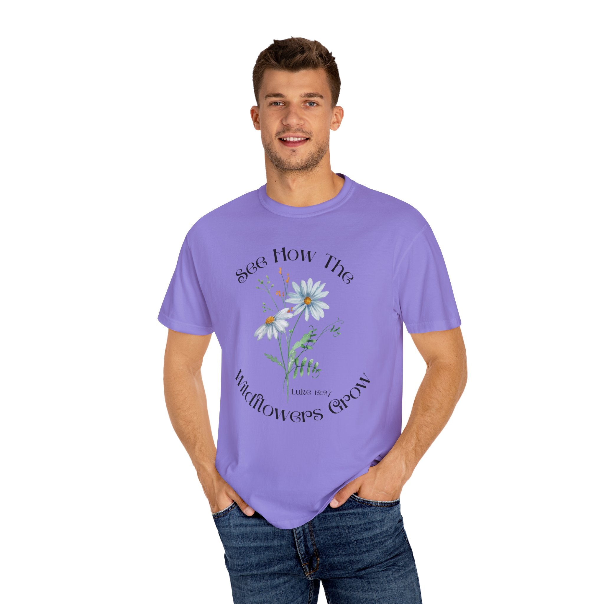 Women's Floral Motivational Tee | Inspirational Gift, Casual Wear, Gardening Apparel, Nature Lover Shirt, Spring Fashion