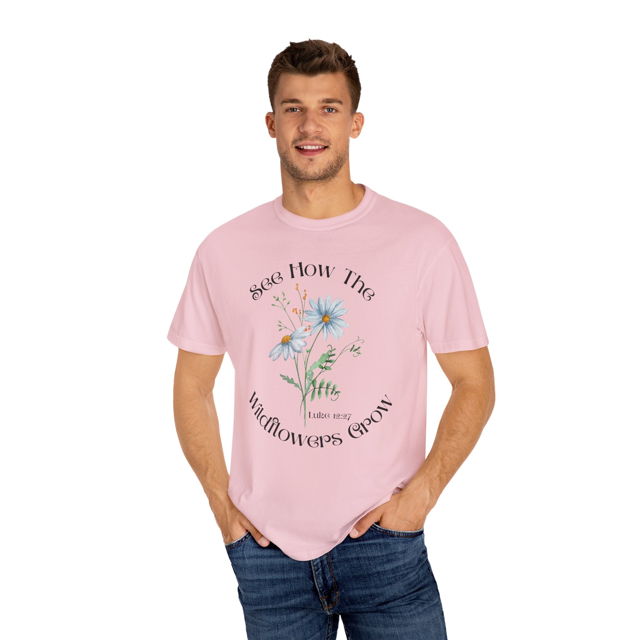 Women's Floral Motivational Tee | Inspirational Gift, Casual Wear, Gardening Apparel, Nature Lover Shirt, Spring Fashion