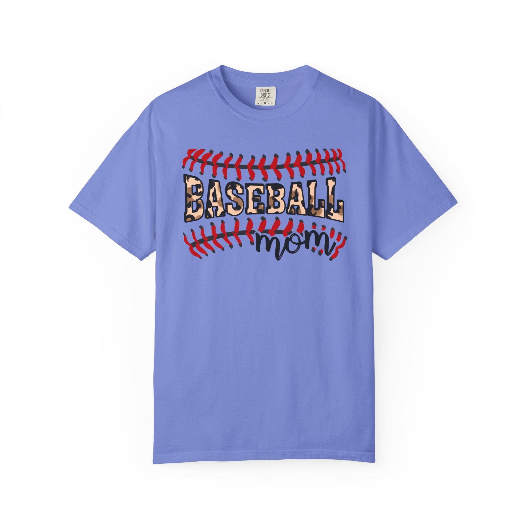 Baseball T-Shirt – Leopard Print Baseball Graphic Tee for Moms & Fans