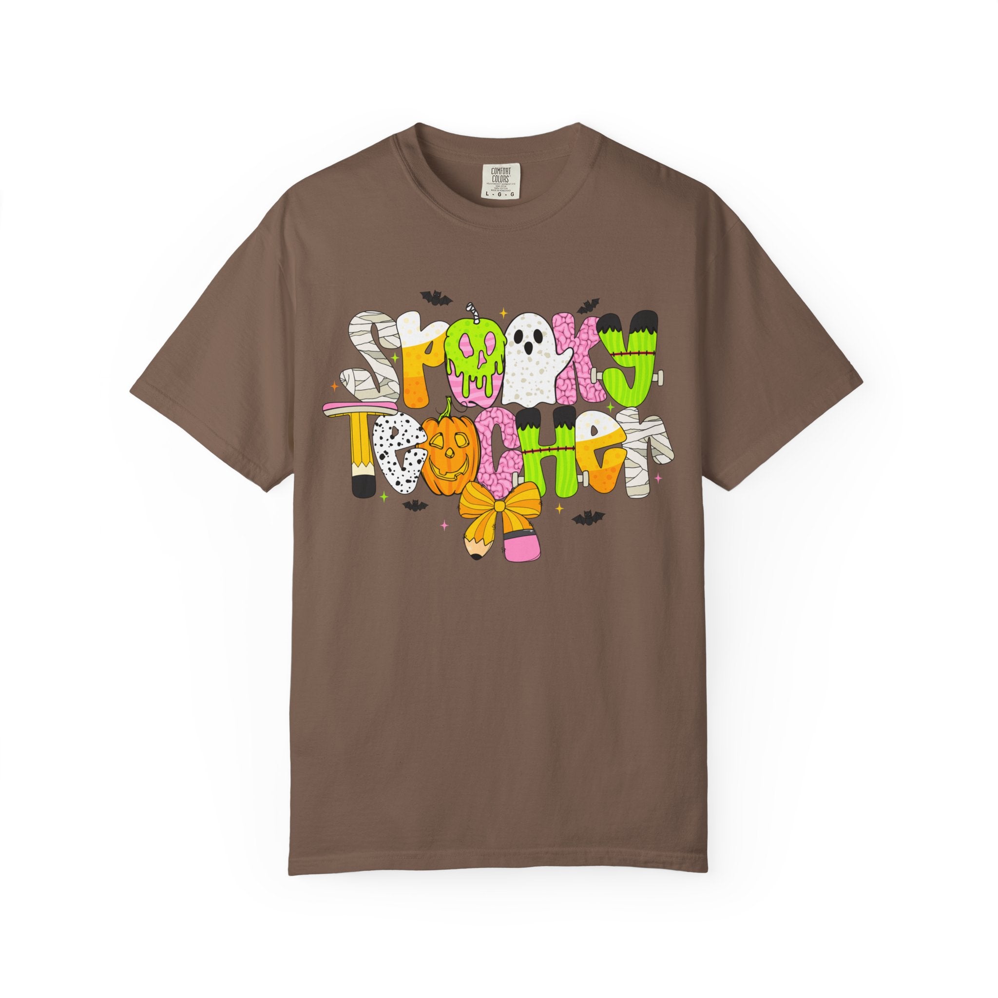 Spooky Teacher Shirt, Funny Halloween Teacher TShirt, Fall Graphic Tee, Halloween Teacher Gift, Cute October School Shirt