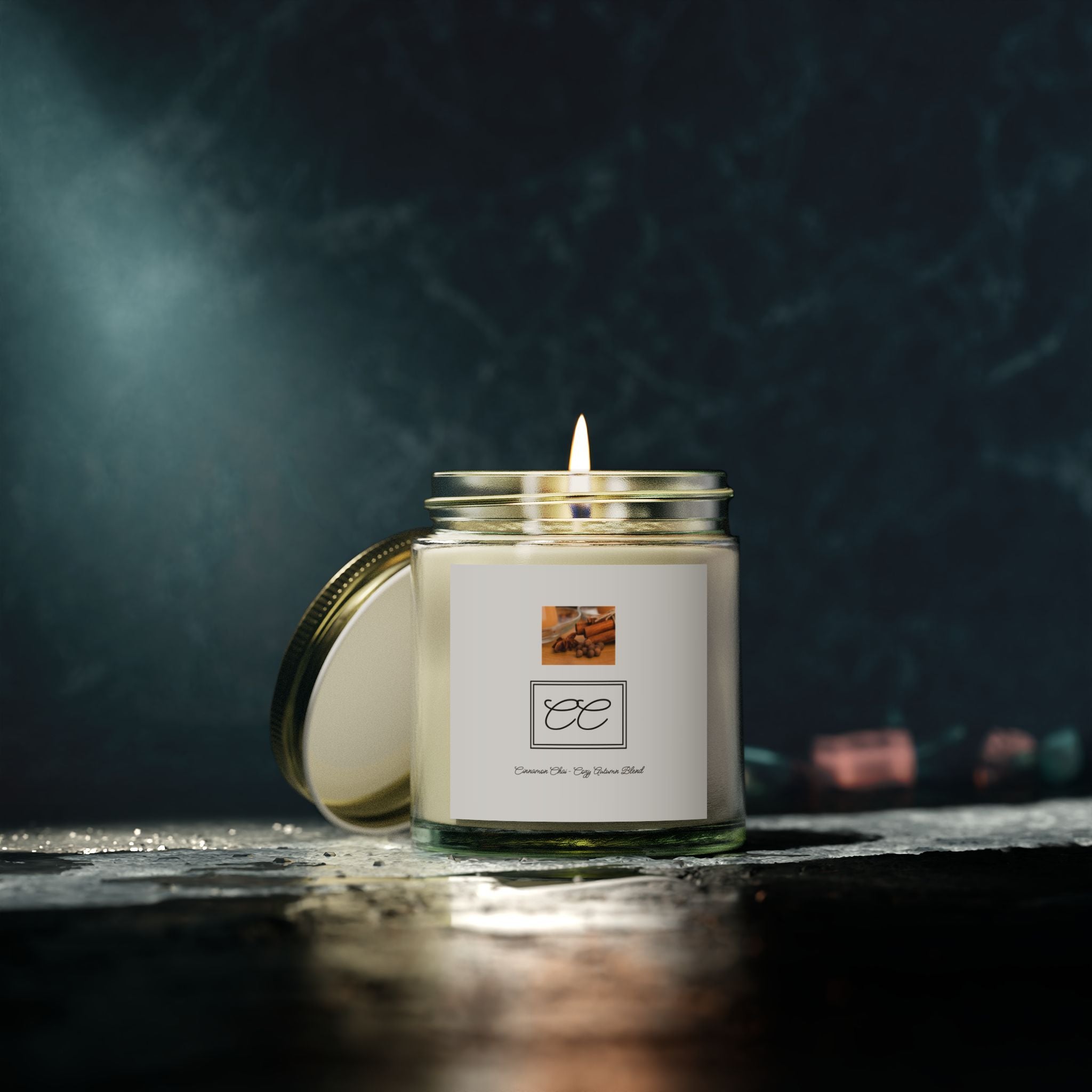 Cinnamon Chai Scented Candle | Fall Cozy Home Decor Gift