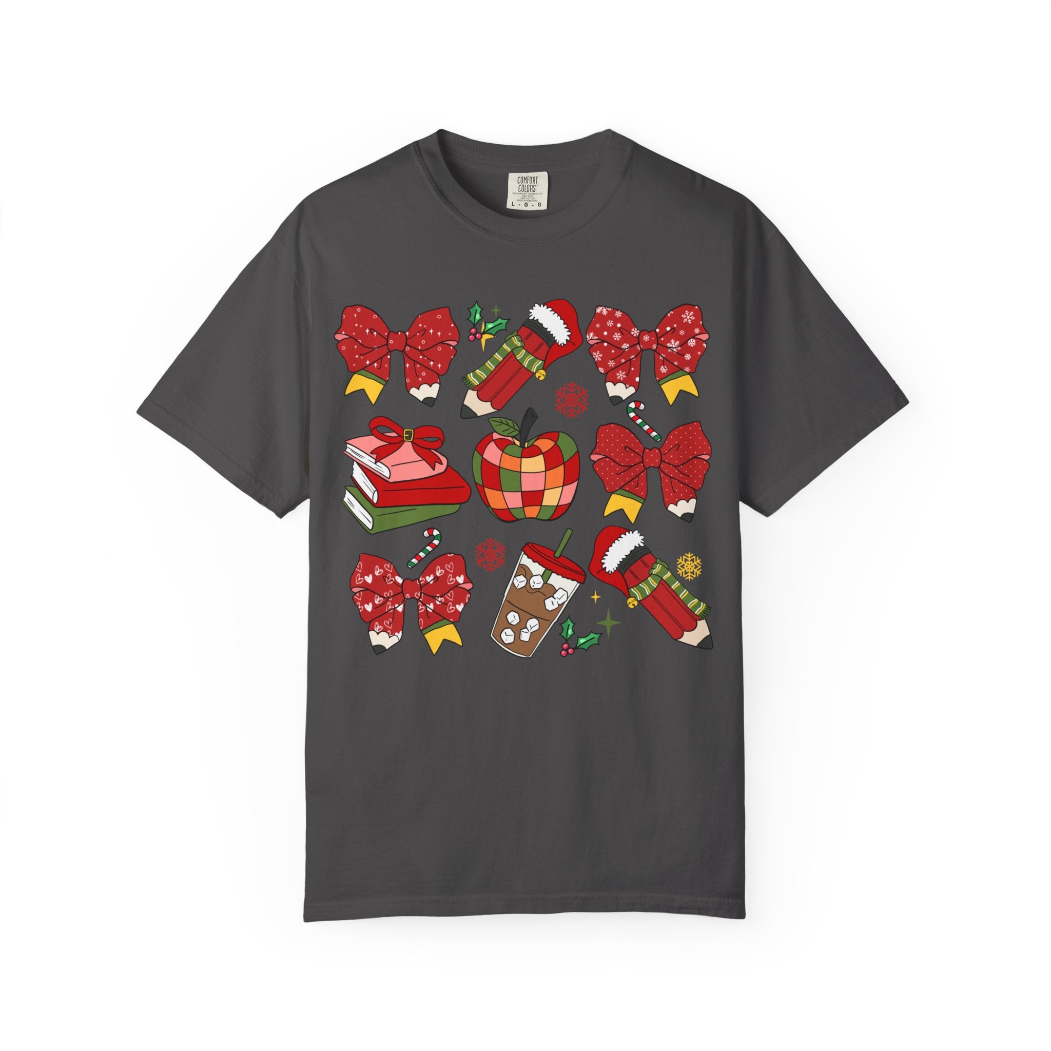 Christmas Teacher Sweatshirt | Red Bows & Holiday Classroom Pullover