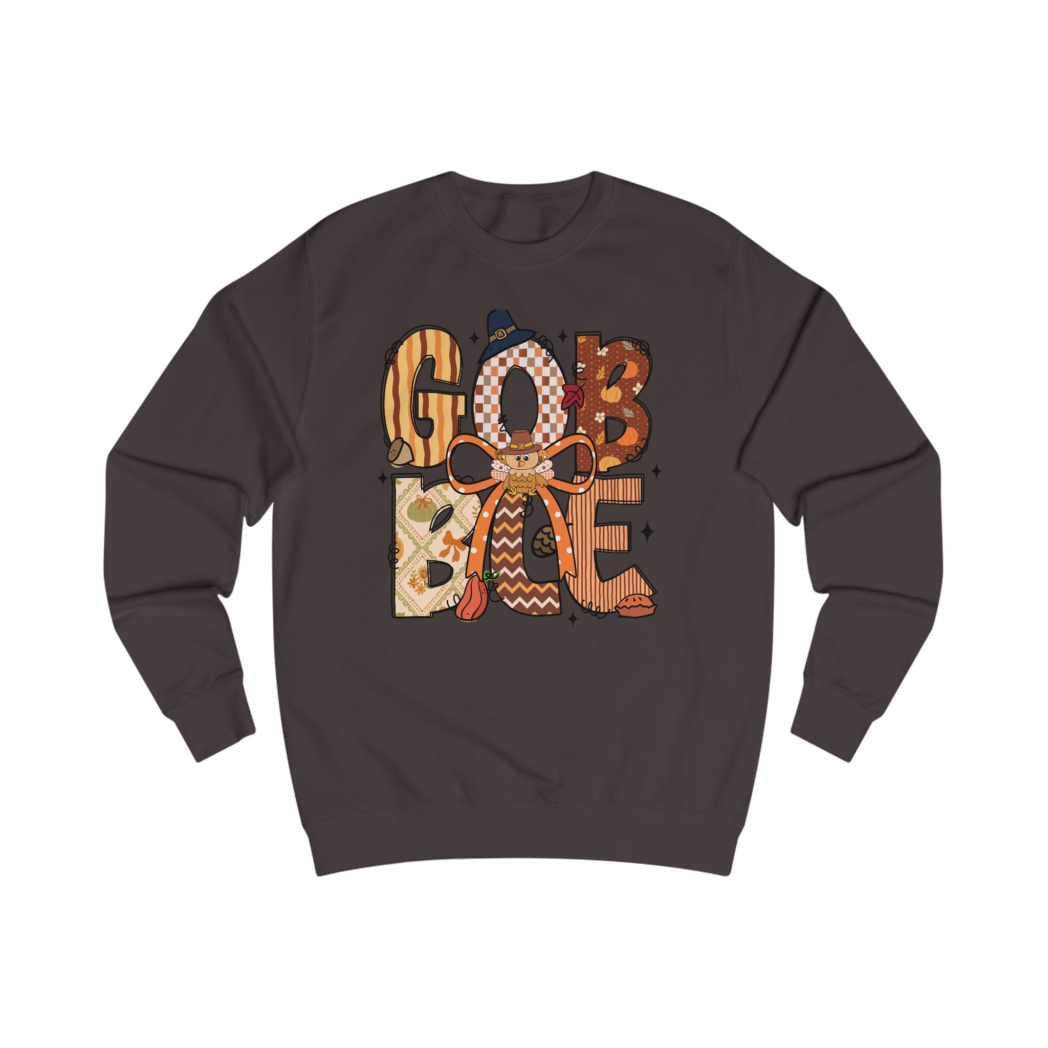 Thanksgiving Gobble Sweatshirt, Cozy Unisex Fall Sweater, Holiday Gift, Seasonal Apparel, Autumn Fashion, Family Gathering Wear