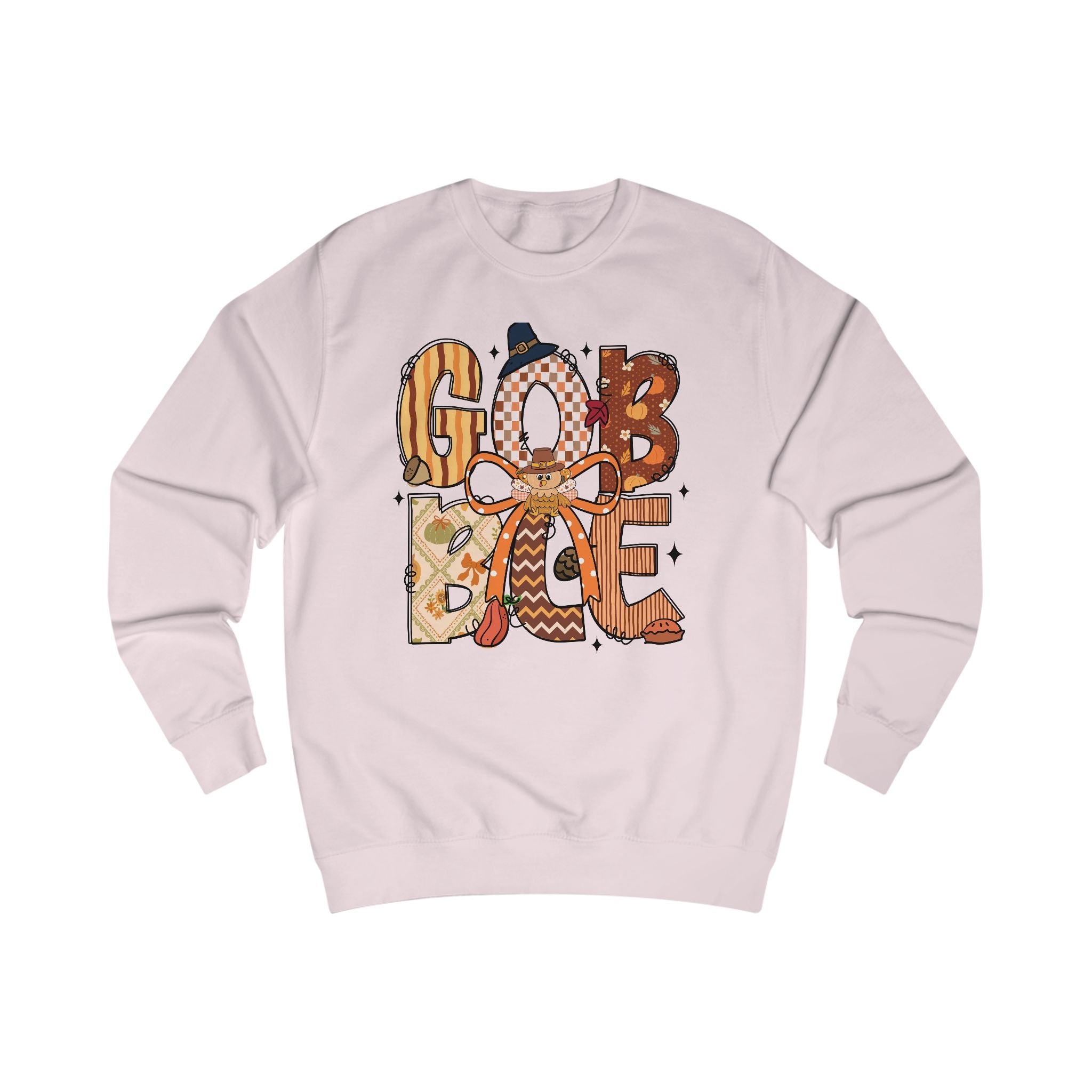 Thanksgiving Gobble Sweatshirt, Cozy Unisex Fall Sweater, Holiday Gift, Seasonal Apparel, Autumn Fashion, Family Gathering Wear