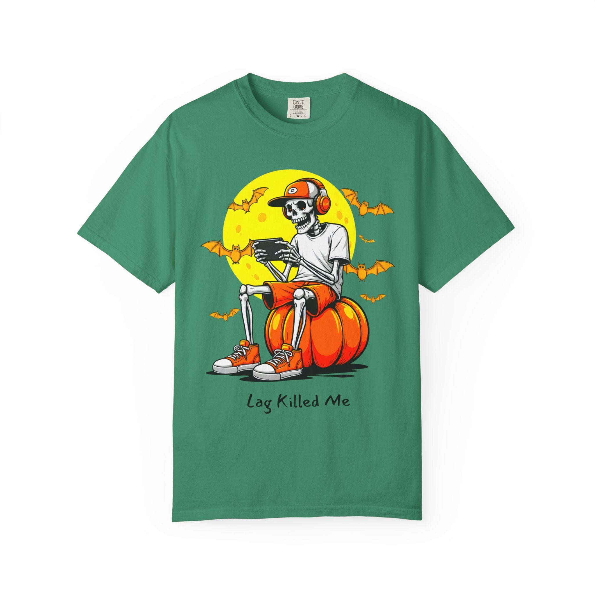 Lag Killed Me Gamer Skeleton Tee