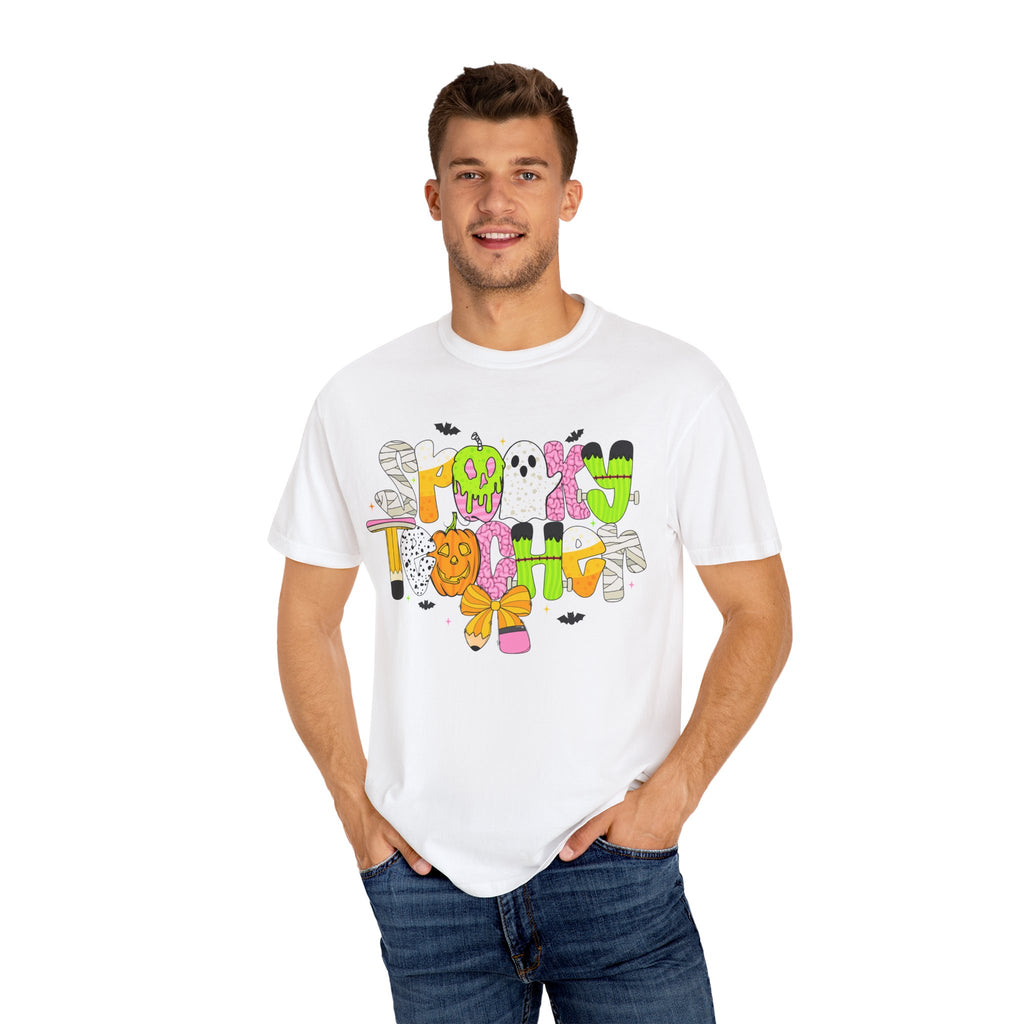 Spooky Teacher Shirt, Funny Halloween Teacher TShirt, Fall Graphic Tee, Halloween Teacher Gift, Cute October School Shirt